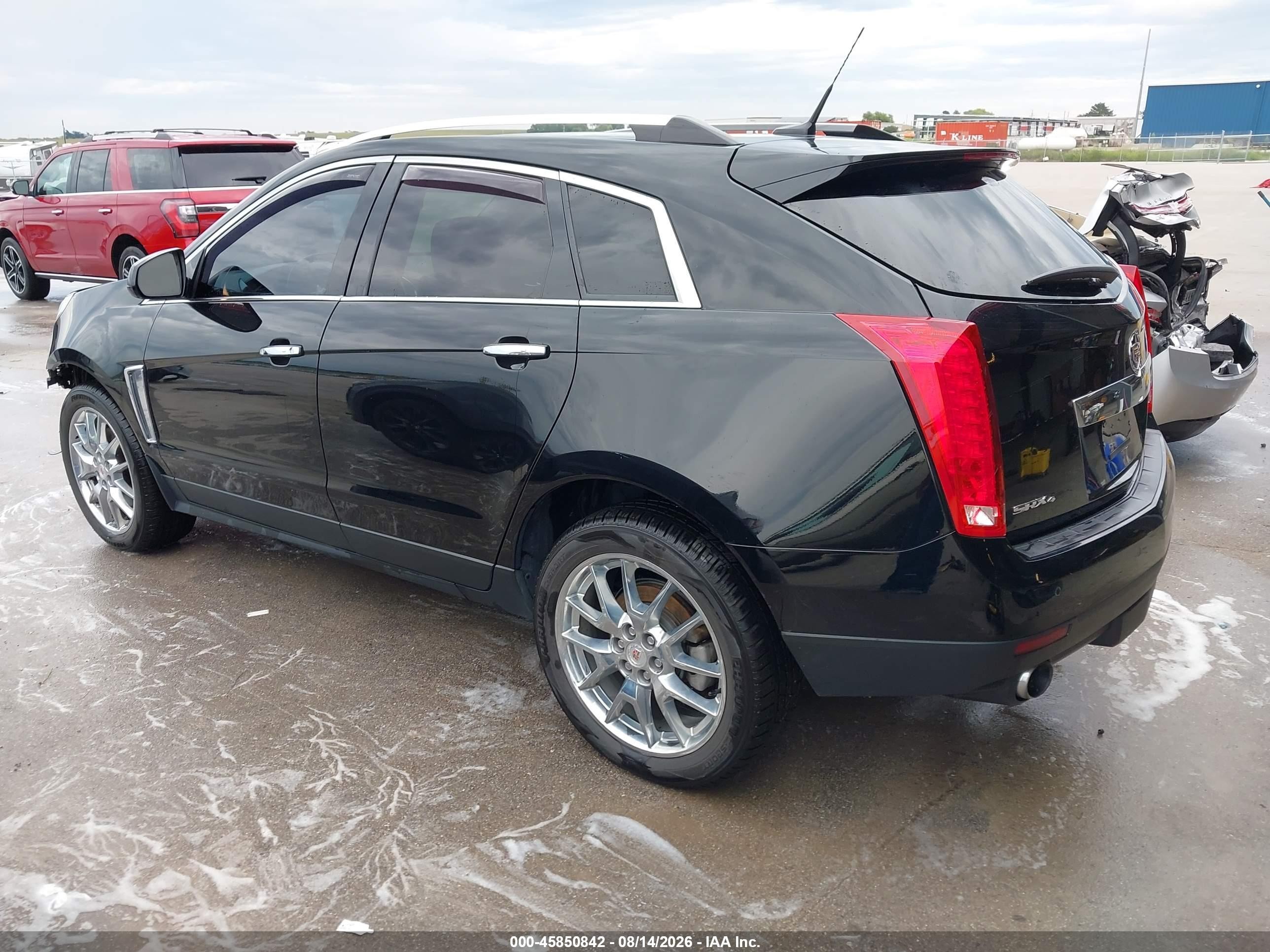 2014 Cadillac Srx Performance Collection Black vin: 3GYFNFE38ES680628