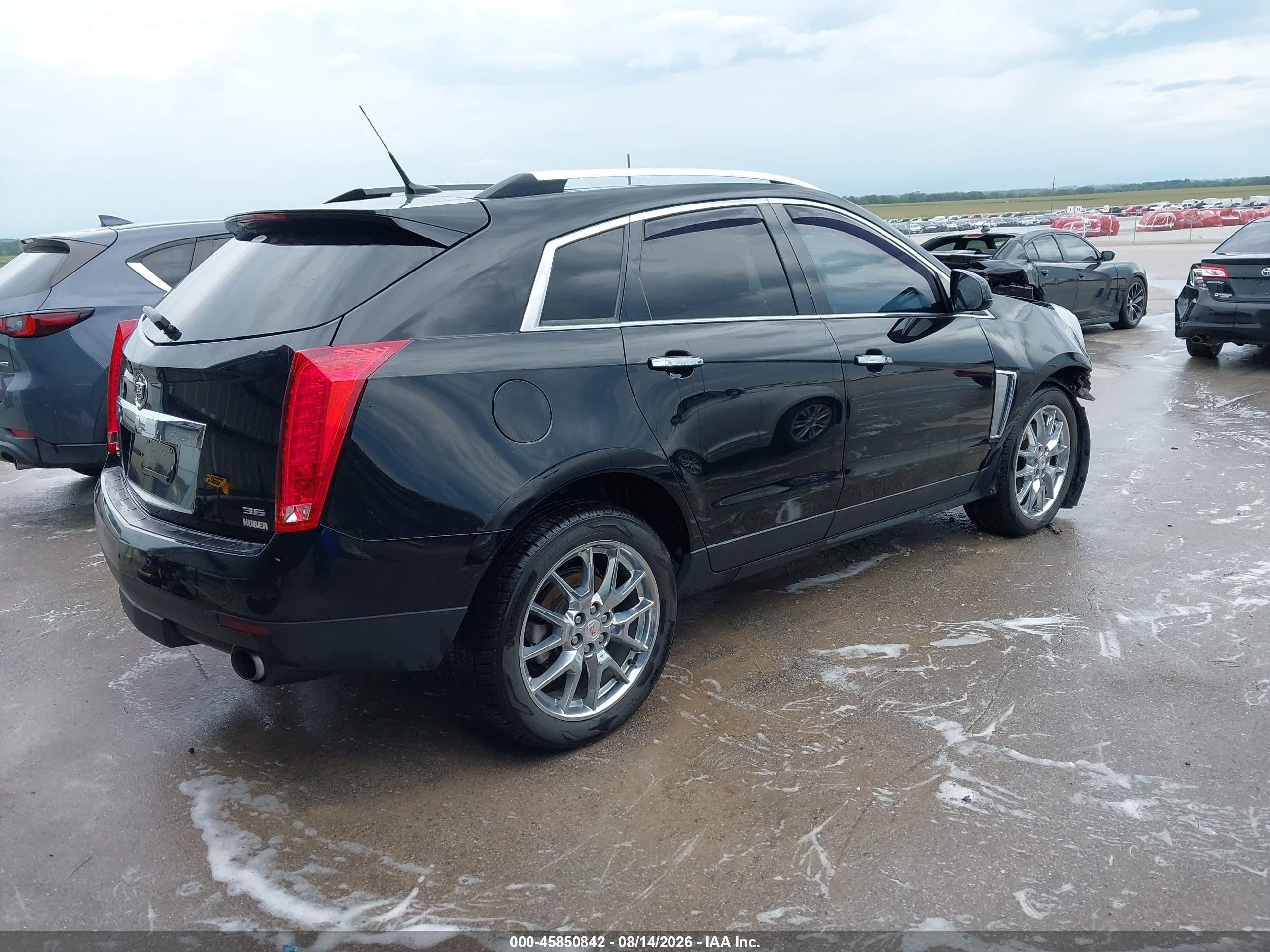 2014 Cadillac Srx Performance Collection Black vin: 3GYFNFE38ES680628