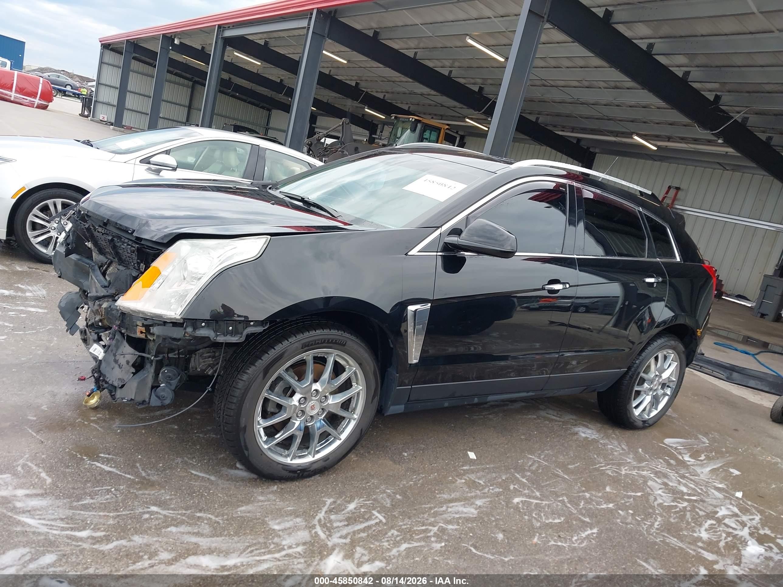 2014 Cadillac Srx Performance Collection Black vin: 3GYFNFE38ES680628