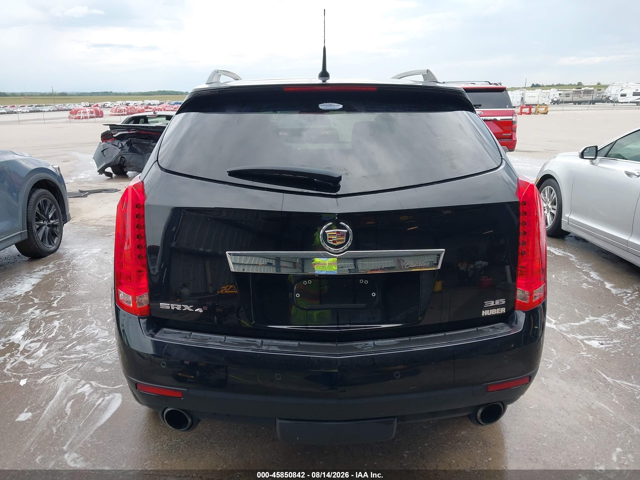 2014 Cadillac Srx Performance Collection Black vin: 3GYFNFE38ES680628