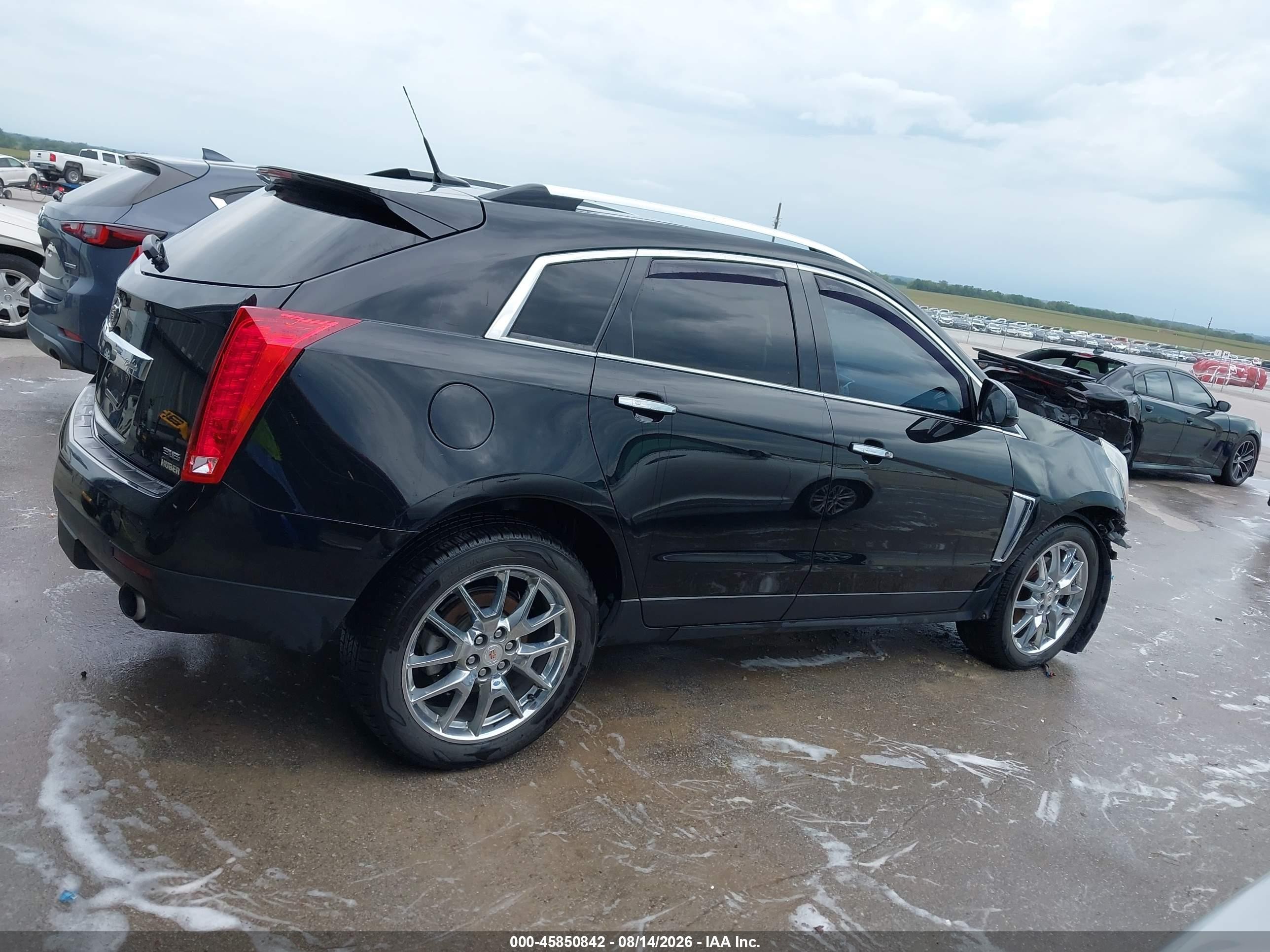 2014 Cadillac Srx Performance Collection Black vin: 3GYFNFE38ES680628