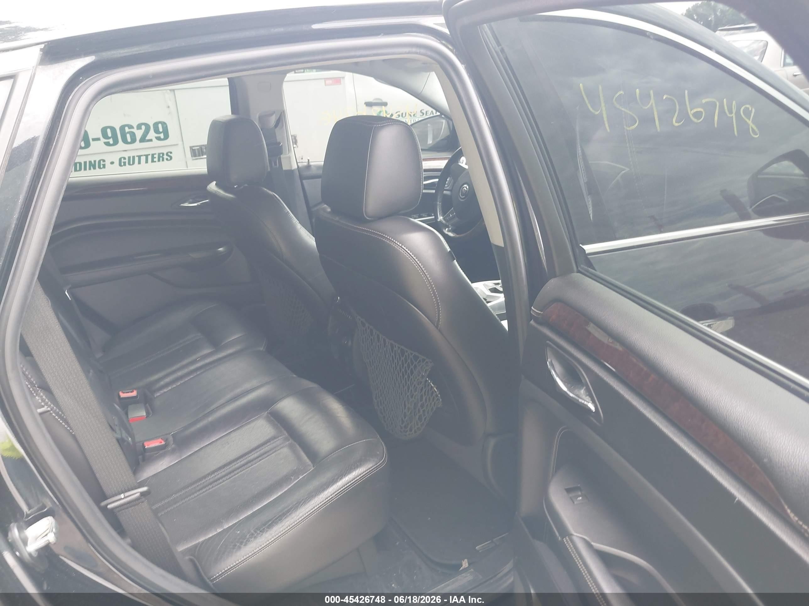 2012 Cadillac Srx Premium Collection Black vin: 3GYFNFE39CS556395