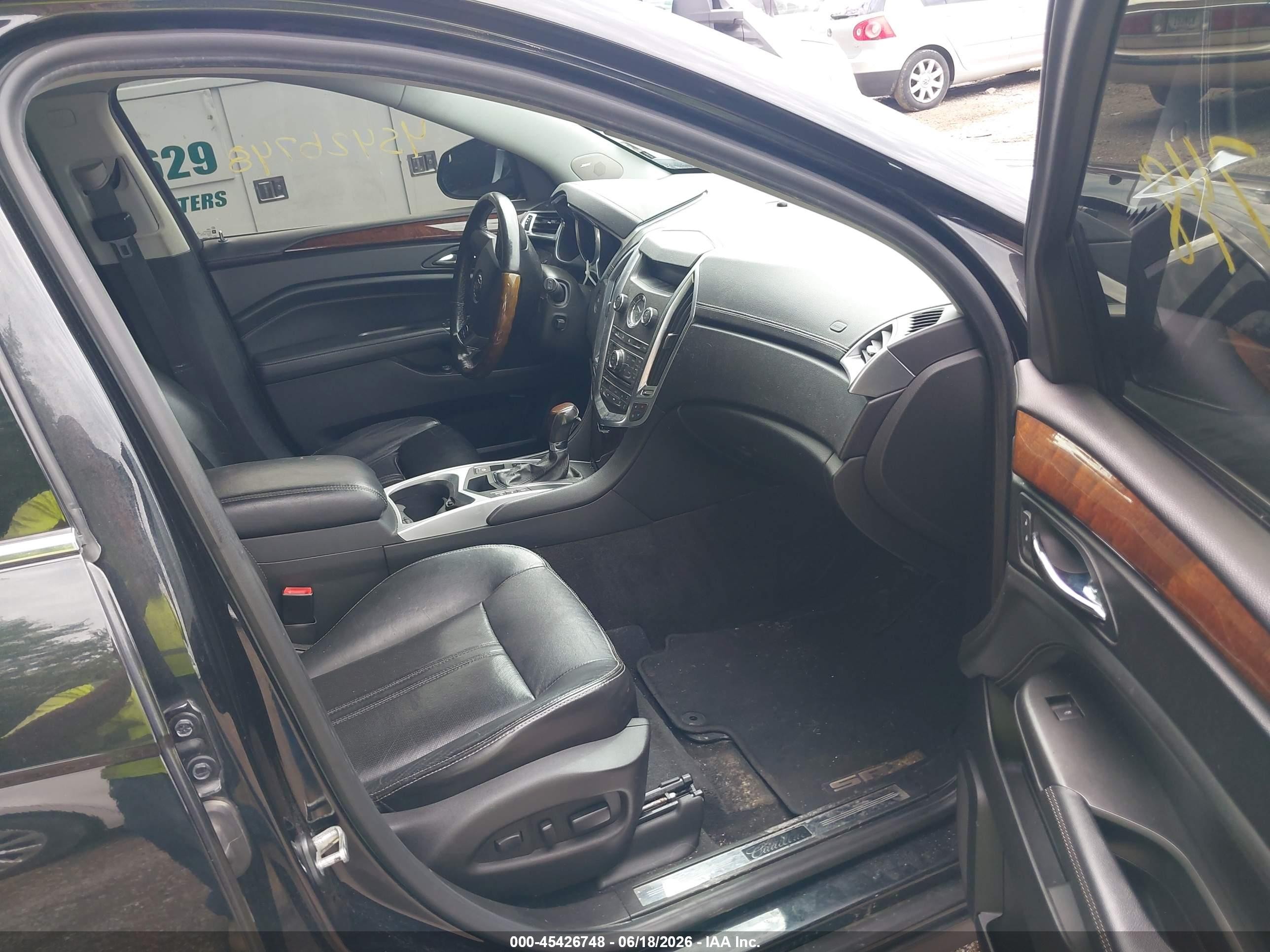 2012 Cadillac Srx Premium Collection Black vin: 3GYFNFE39CS556395