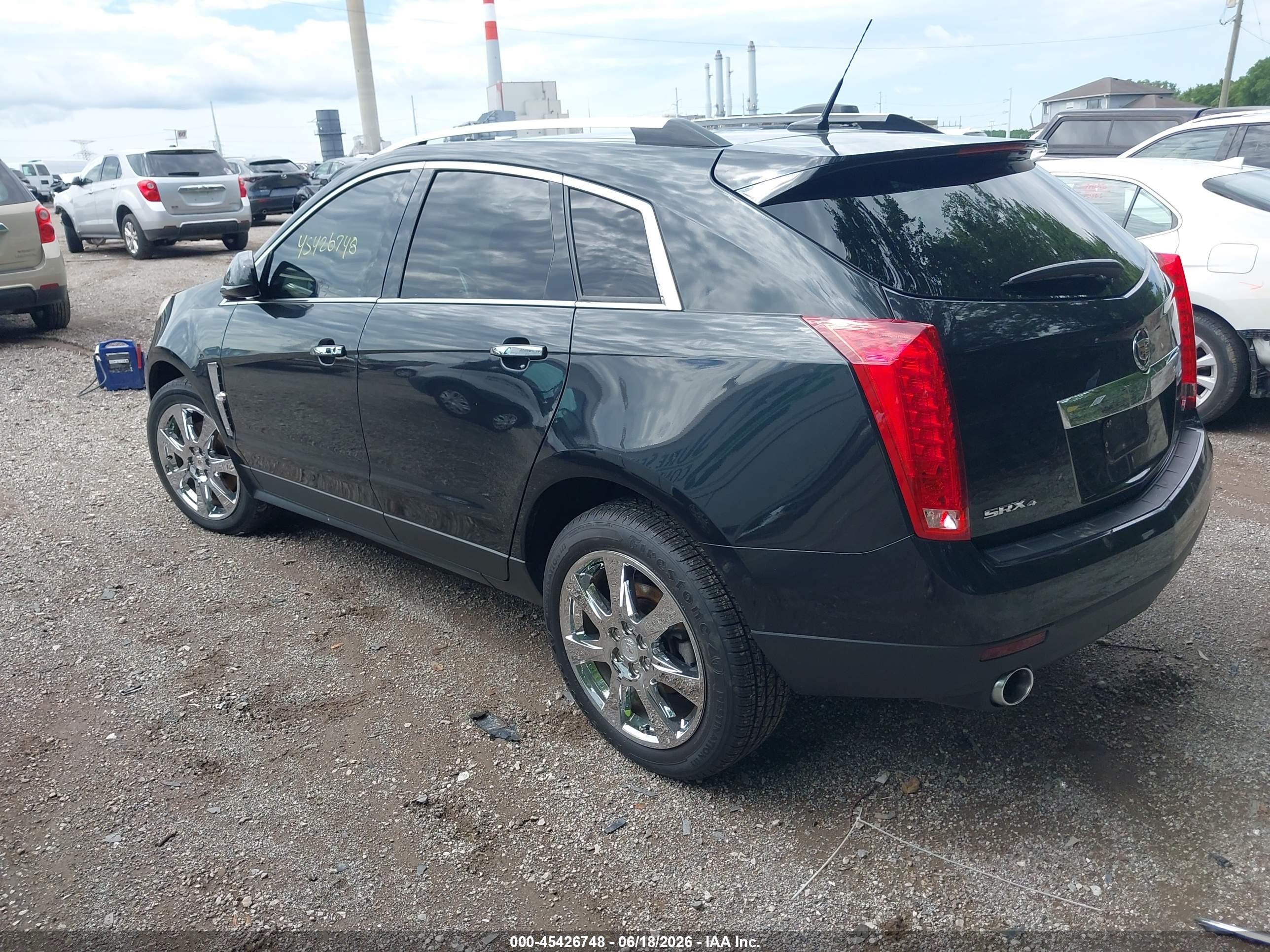 2012 Cadillac Srx Premium Collection Black vin: 3GYFNFE39CS556395