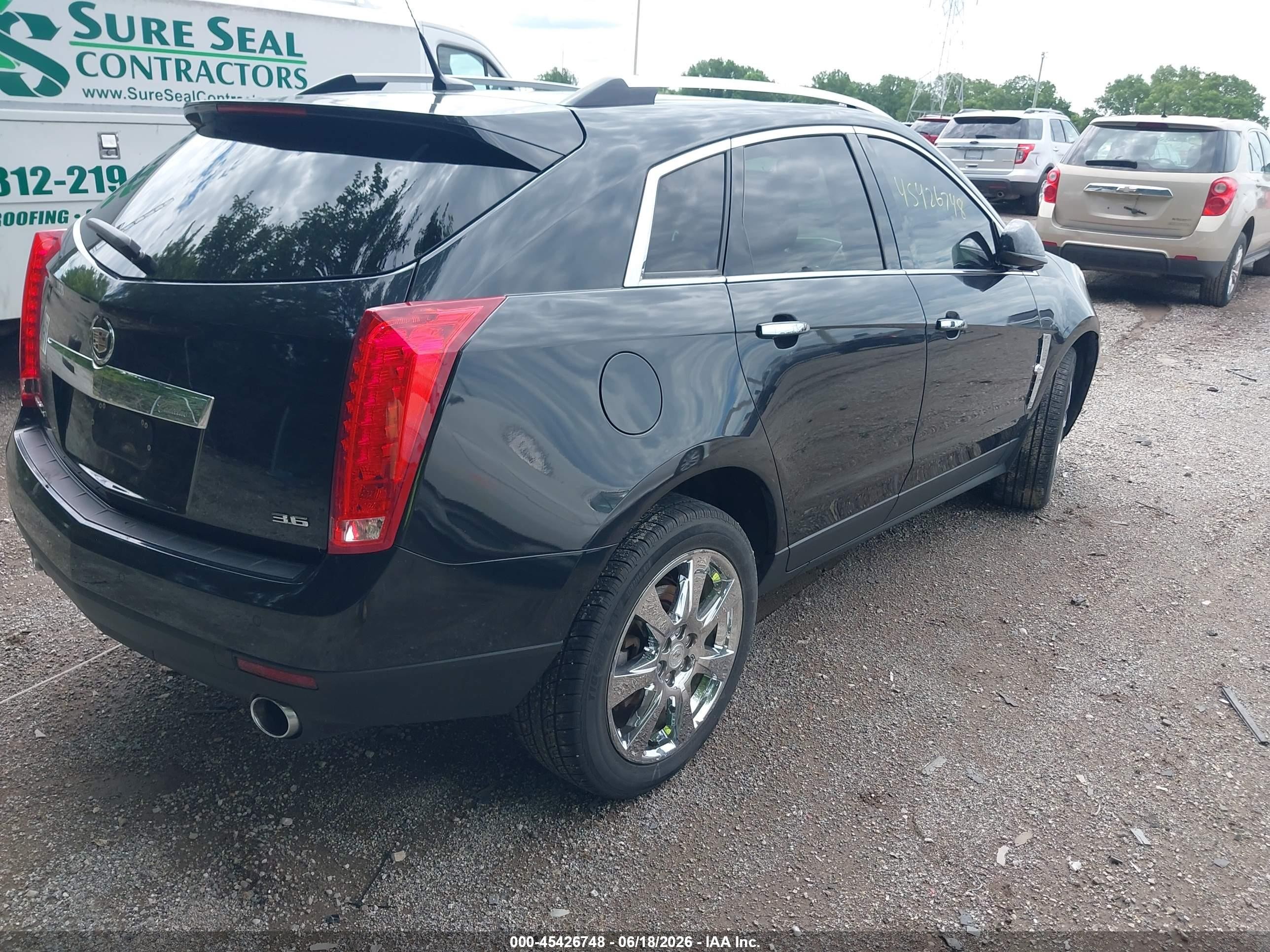 2012 Cadillac Srx Premium Collection Black vin: 3GYFNFE39CS556395