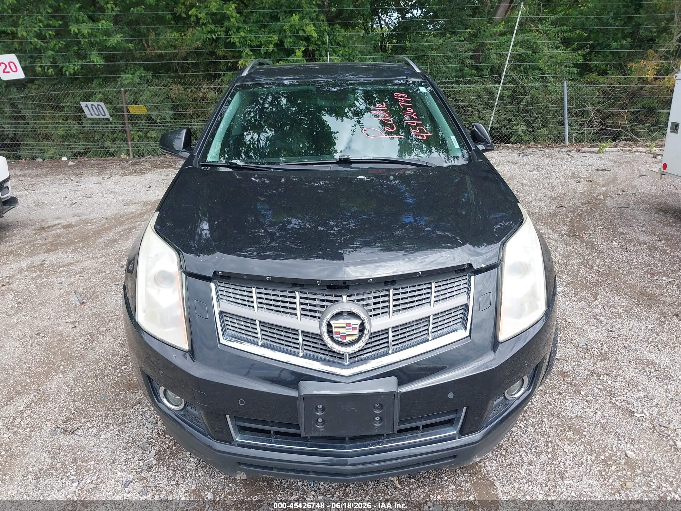 2012 Cadillac Srx Premium Collection Black vin: 3GYFNFE39CS556395