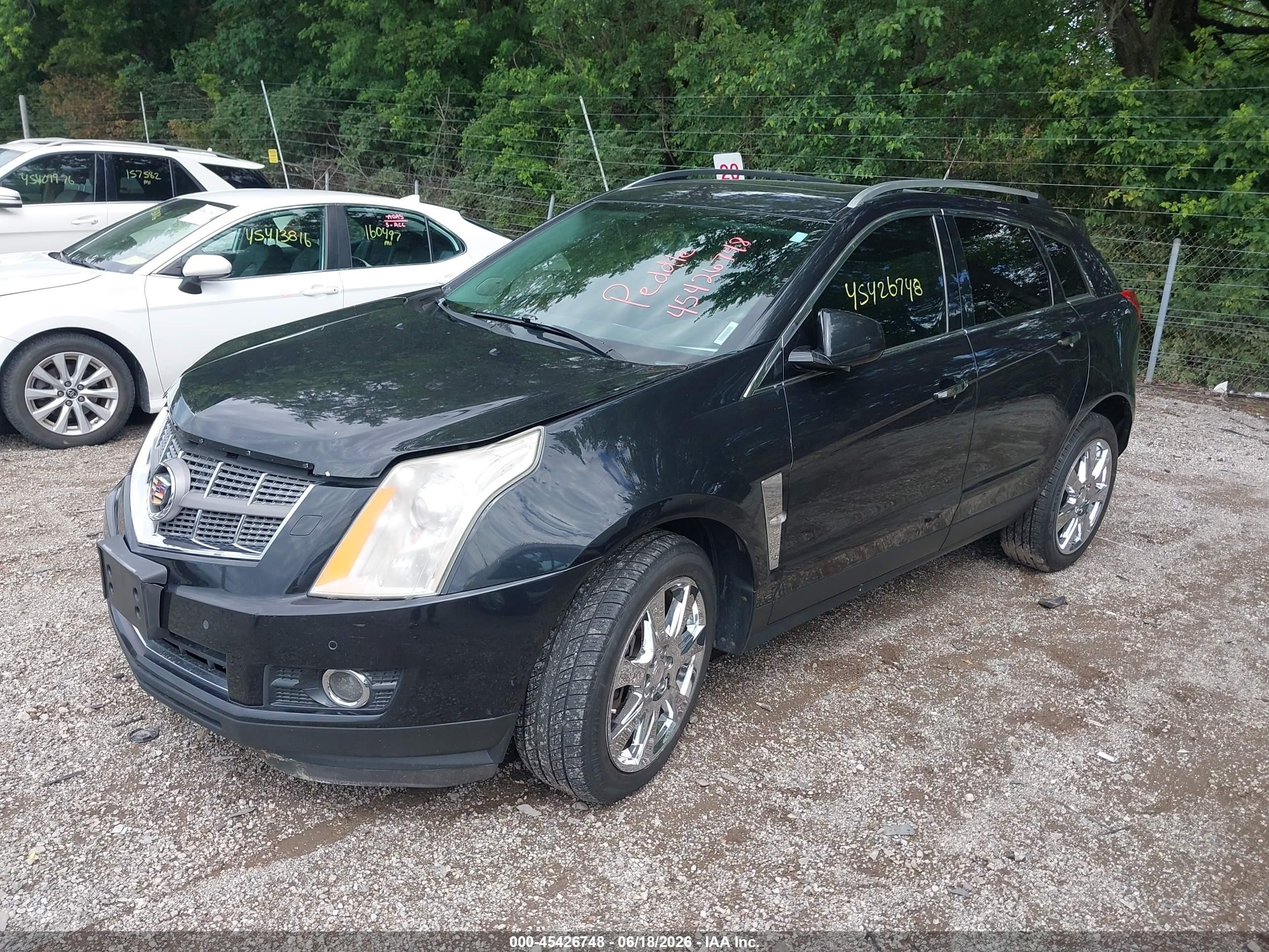 2012 Cadillac Srx Premium Collection Black vin: 3GYFNFE39CS556395