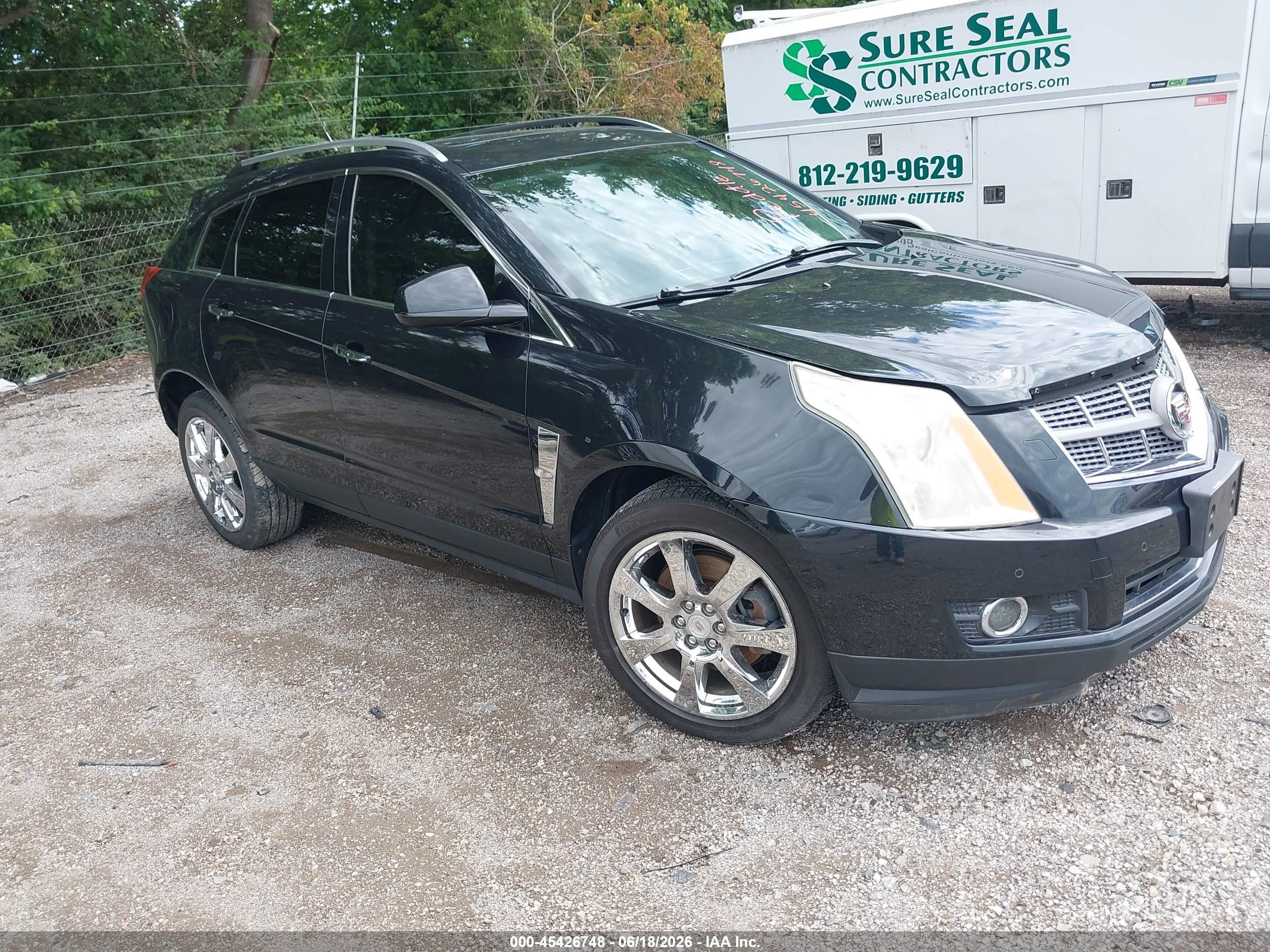 2012 Cadillac Srx Premium Collection Black vin: 3GYFNFE39CS556395