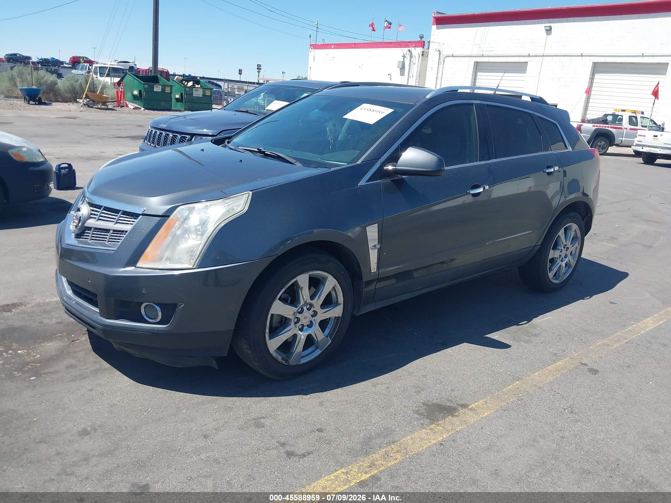 2012 Cadillac Srx Premium Collection Серый vin: 3GYFNFE39CS561984