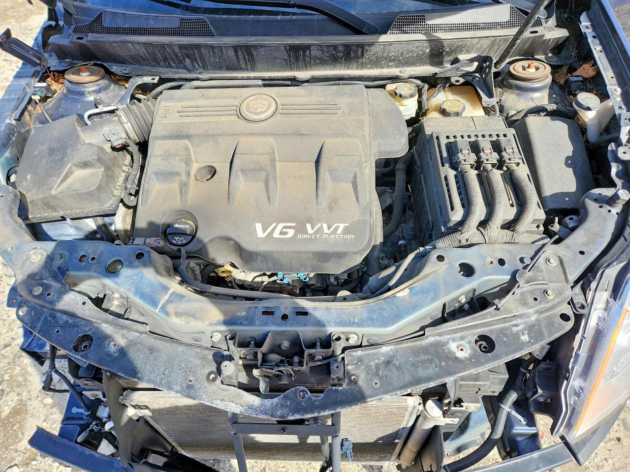 2014 Cadillac Srx Performance Collection Charcoal vin: 3GYFNFE39ES575984