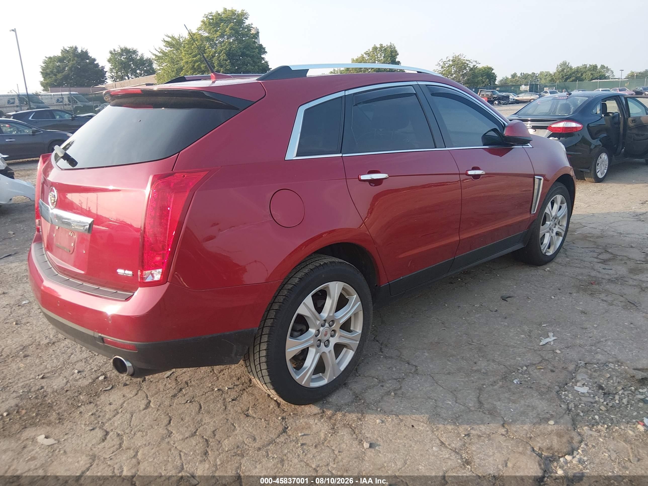 2014 Cadillac Srx Performance Collection Red vin: 3GYFNFE39ES657178