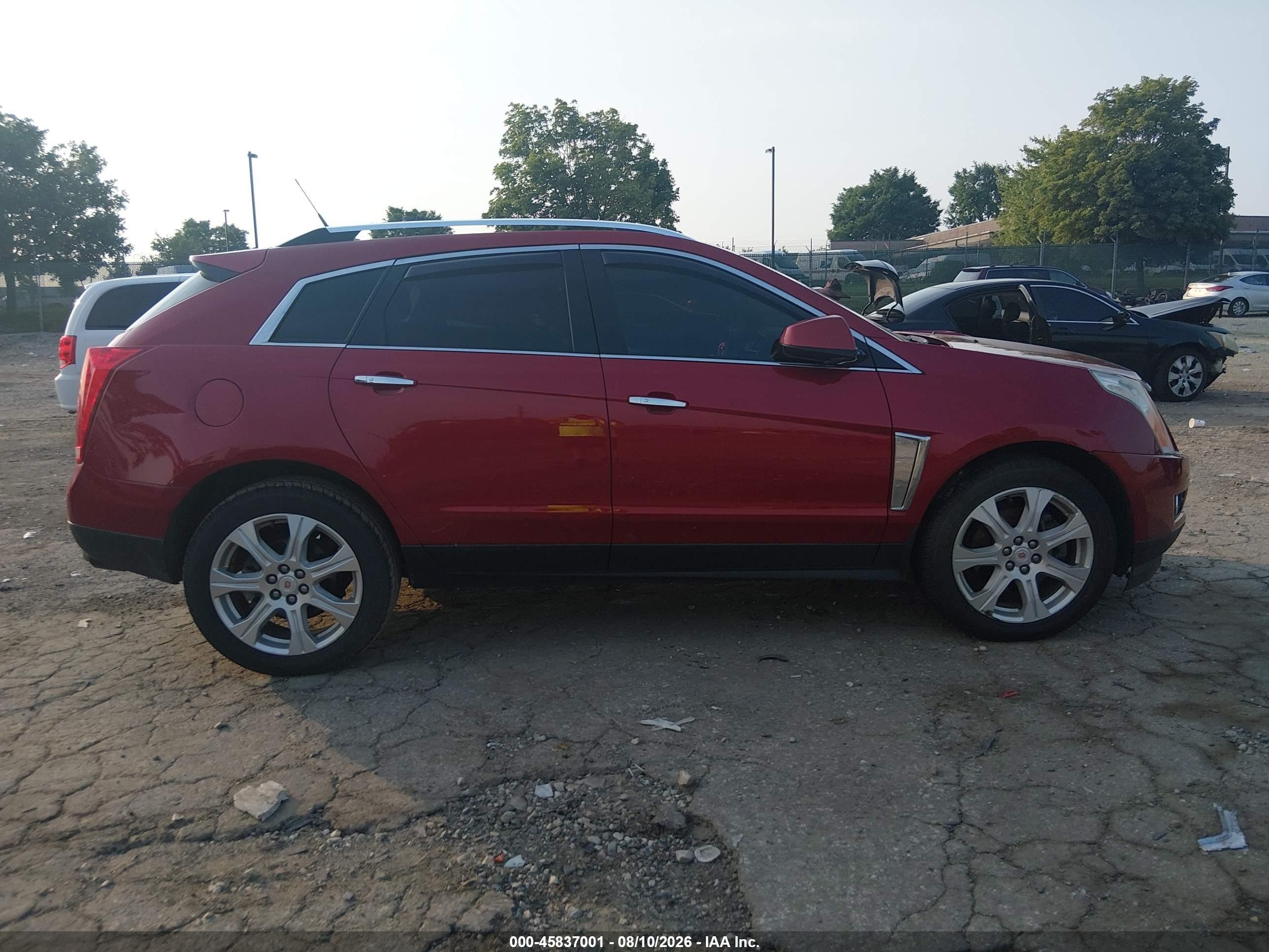 2014 Cadillac Srx Performance Collection Red vin: 3GYFNFE39ES657178