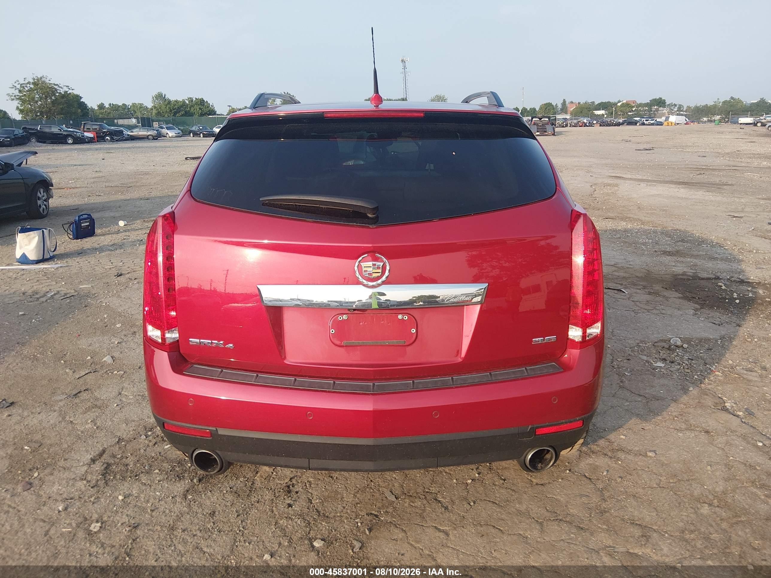 2014 Cadillac Srx Performance Collection Red vin: 3GYFNFE39ES657178