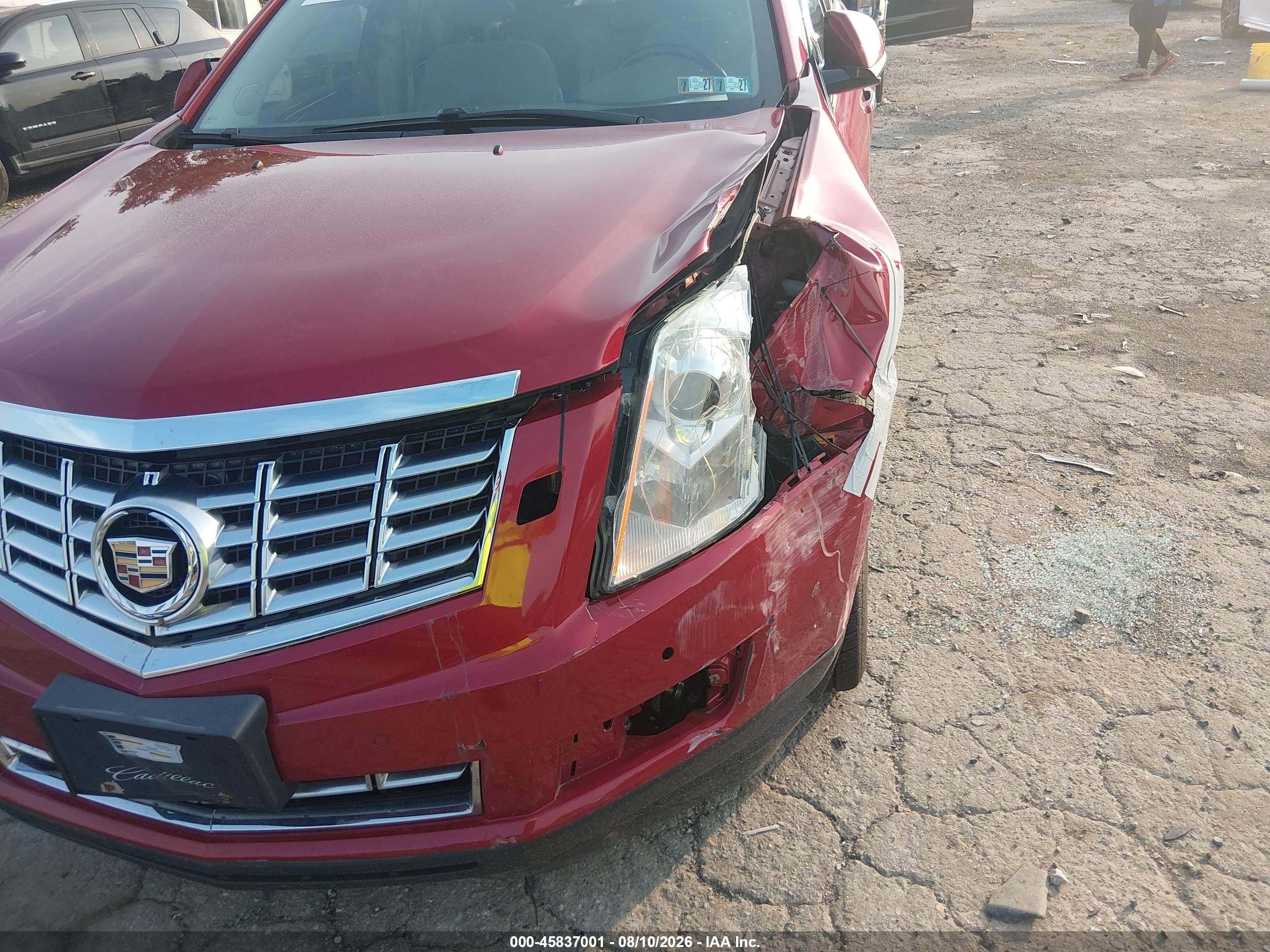 2014 Cadillac Srx Performance Collection Red vin: 3GYFNFE39ES657178