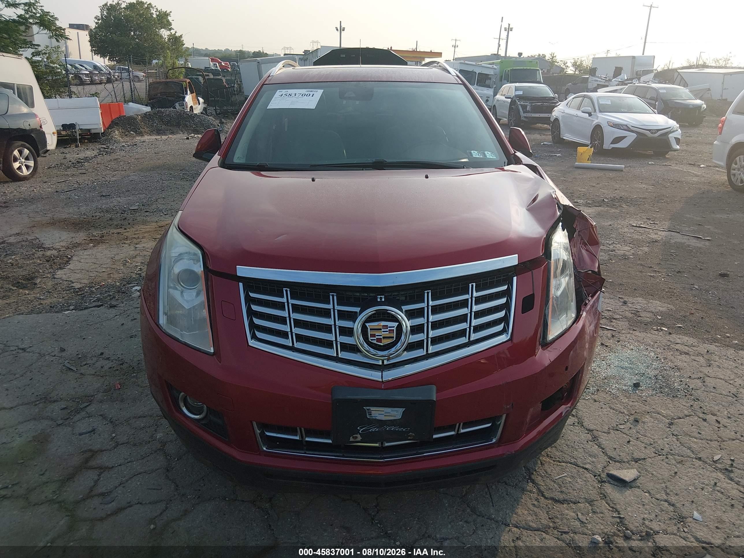 2014 Cadillac Srx Performance Collection Red vin: 3GYFNFE39ES657178