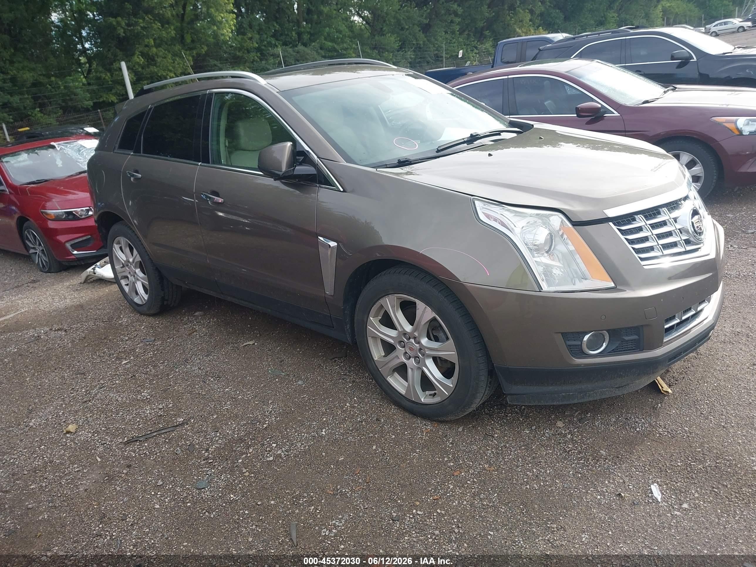 2015 Cadillac Srx Performance Collection Brown vin: 3GYFNFE39FS569877