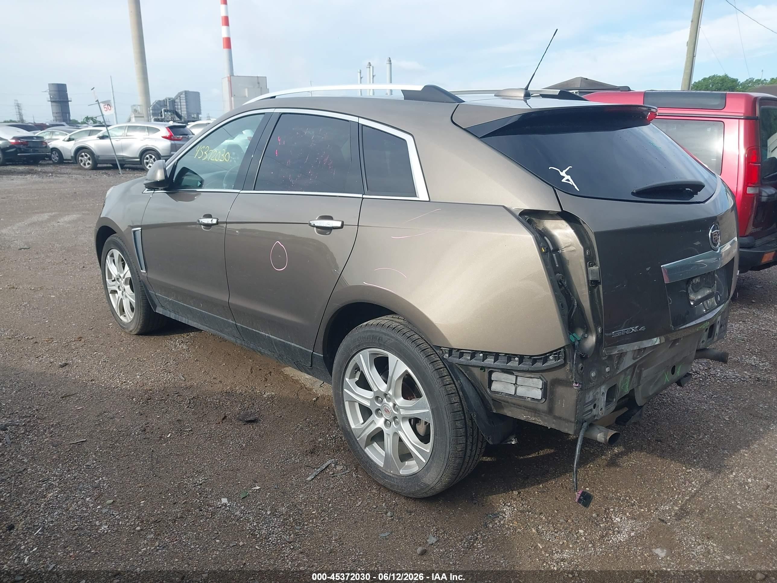 2015 Cadillac Srx Performance Collection Brown vin: 3GYFNFE39FS569877