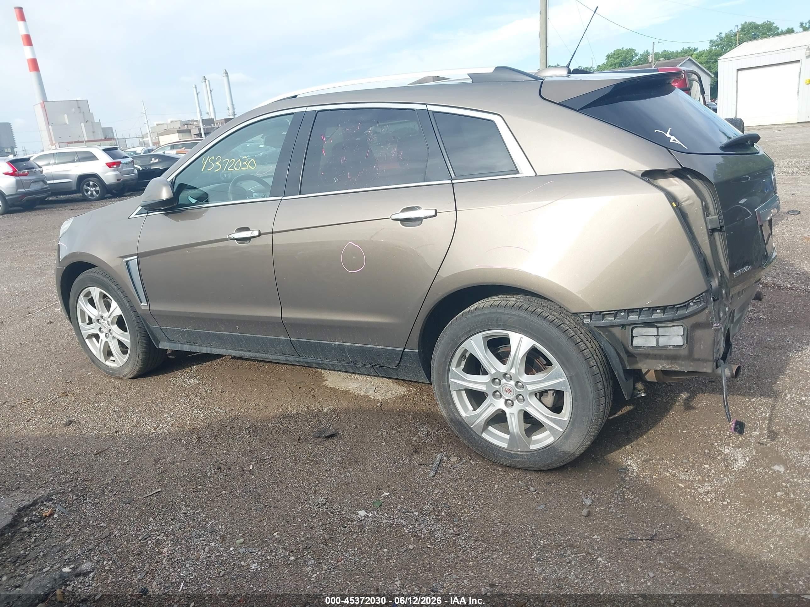 2015 Cadillac Srx Performance Collection Brown vin: 3GYFNFE39FS569877