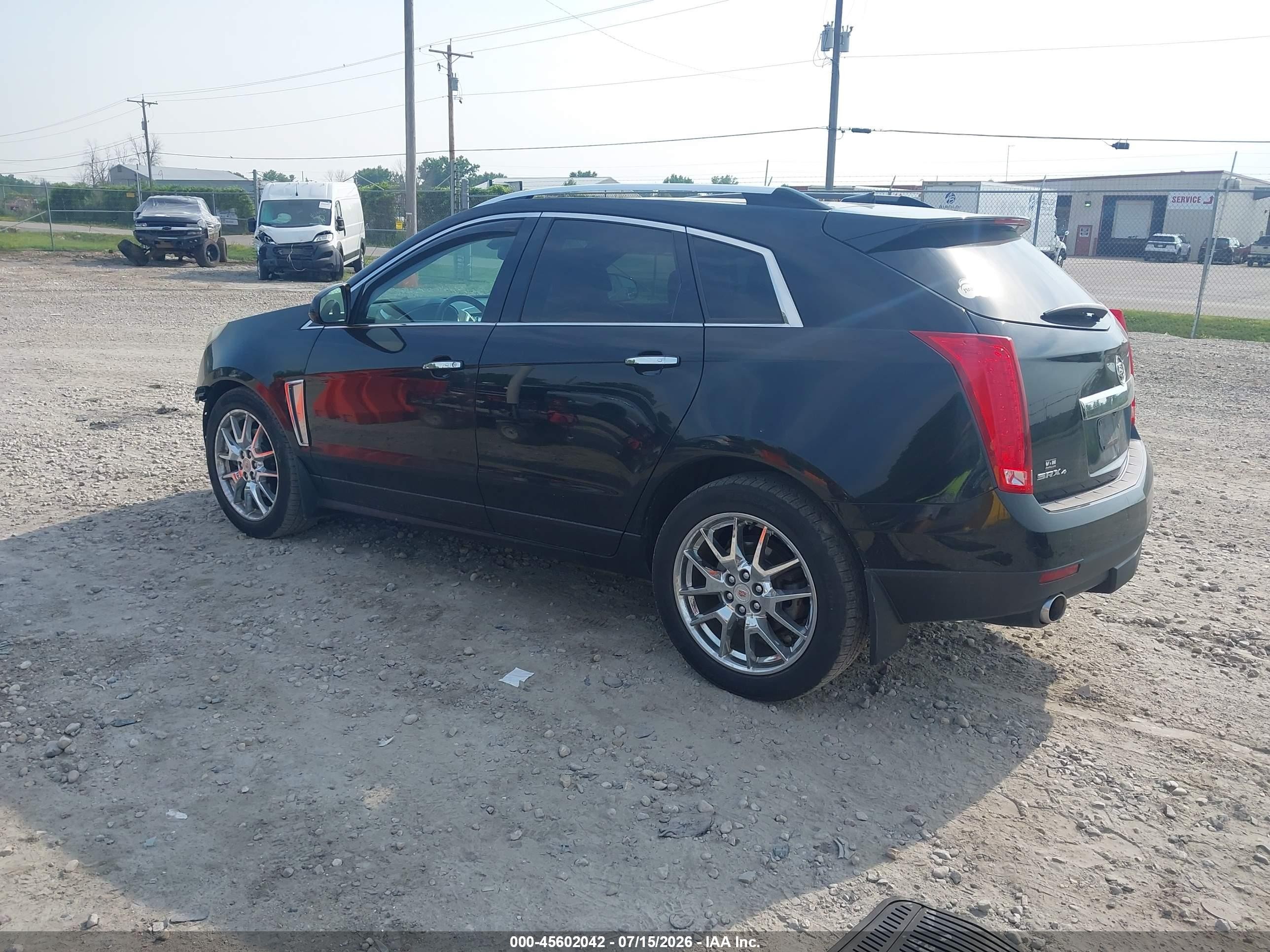 2014 Cadillac Srx Performance Collection Black vin: 3GYFNFE3XES548079