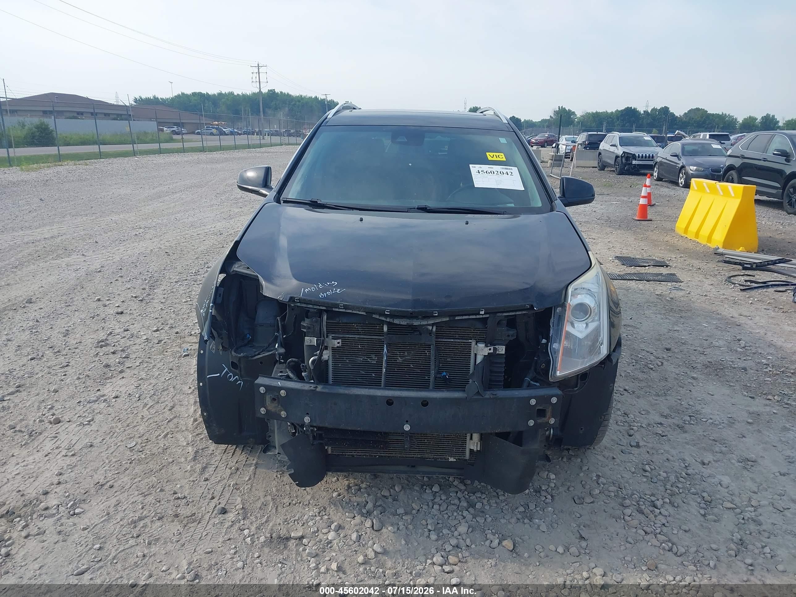 2014 Cadillac Srx Performance Collection Black vin: 3GYFNFE3XES548079