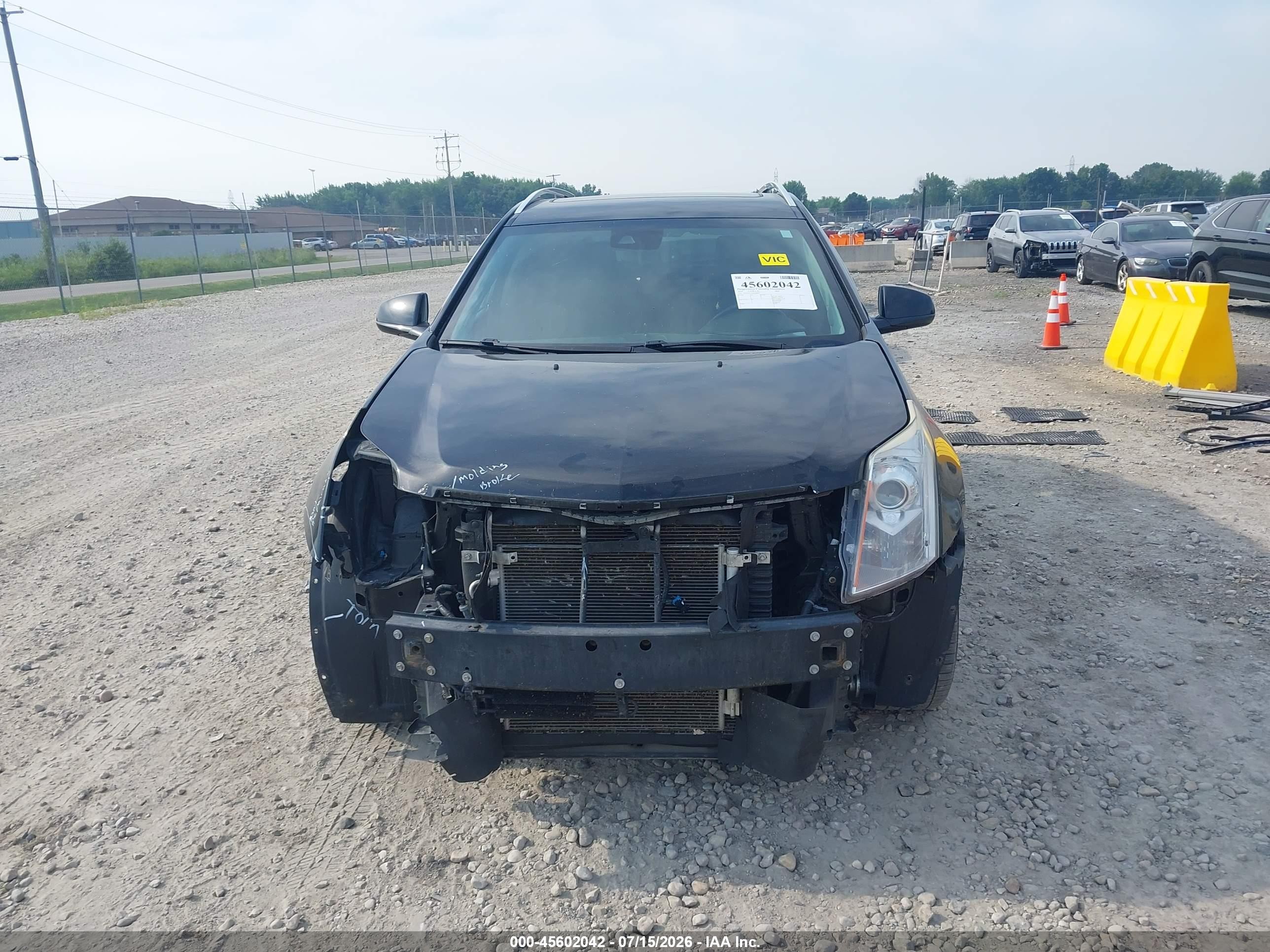 2014 Cadillac Srx Performance Collection Black vin: 3GYFNFE3XES548079