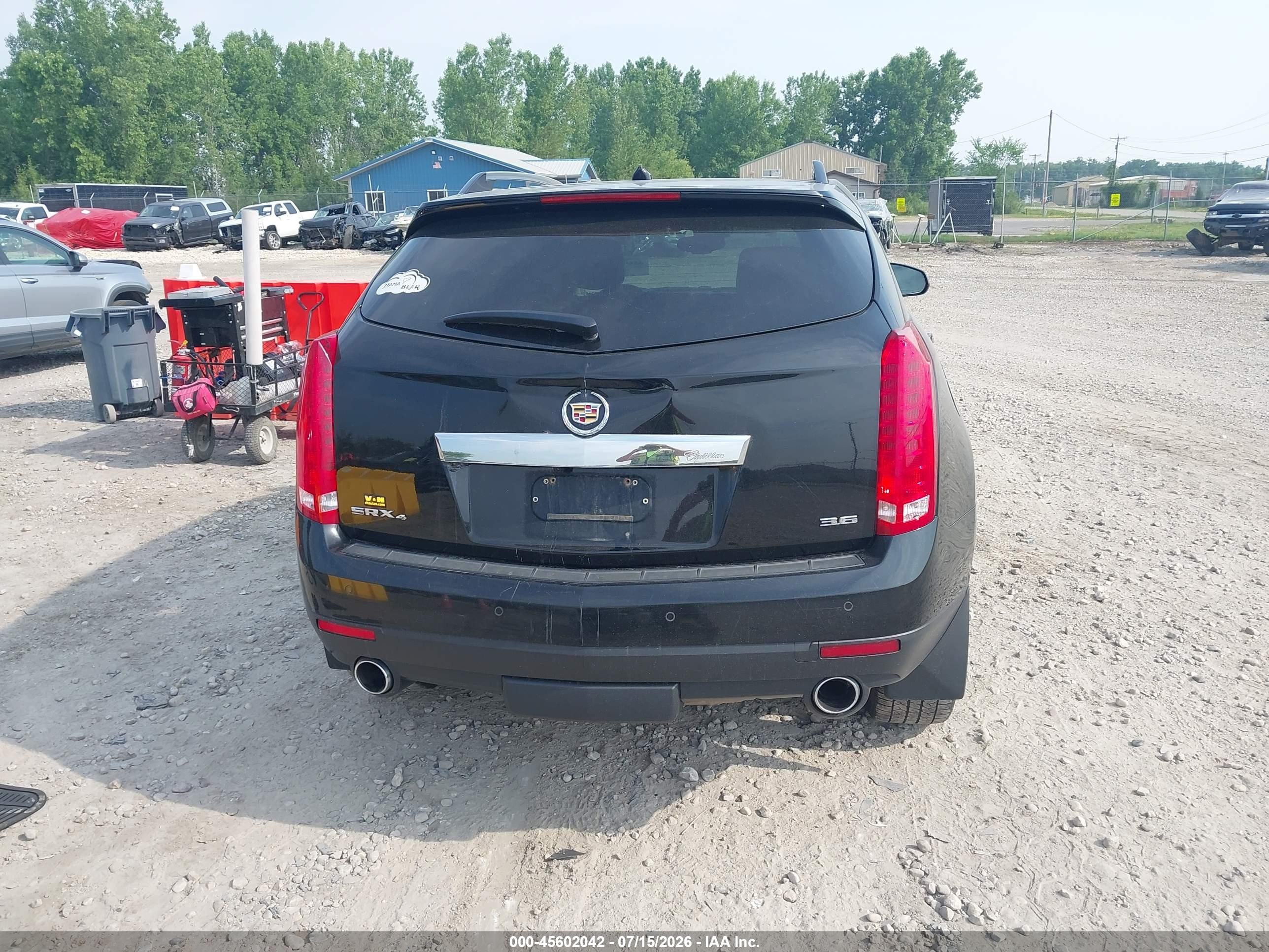 2014 Cadillac Srx Performance Collection Black vin: 3GYFNFE3XES548079