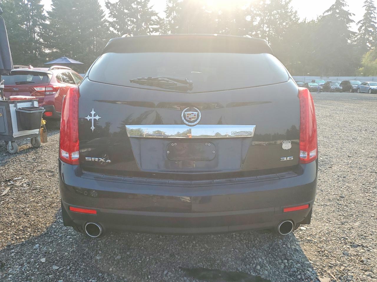 2014 Cadillac Srx Performance Collection Black vin: 3GYFNFE3XES609477