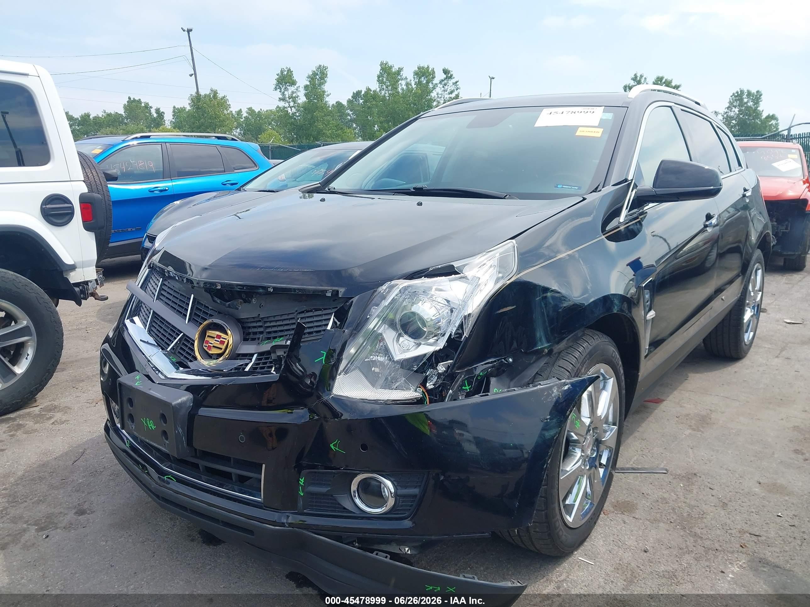 2010 Cadillac Srx Premium Collection Black vin: 3GYFNFEY1AS505675