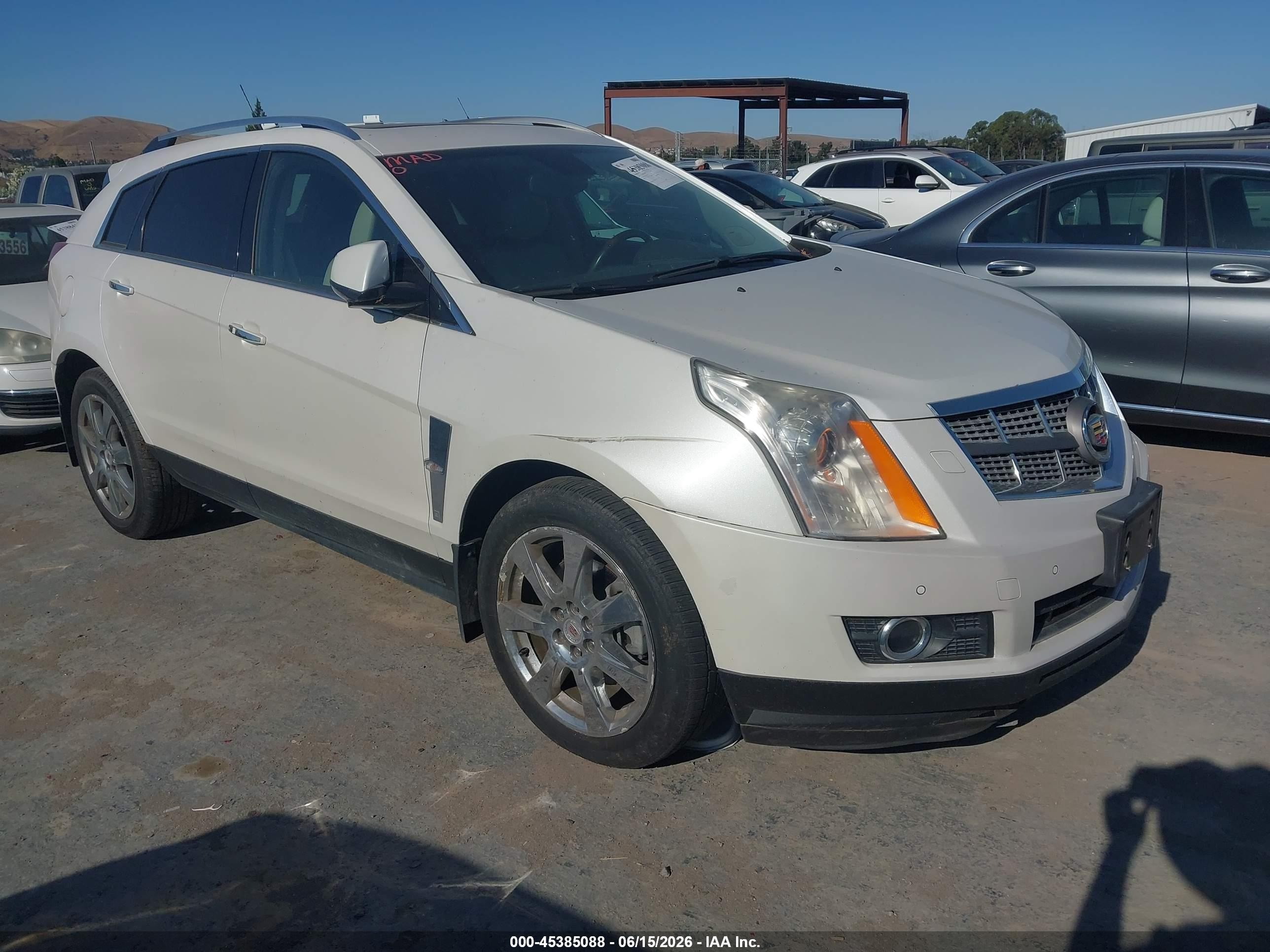 2010 Cadillac Srx Premium Collection White vin: 3GYFNFEY1AS536179