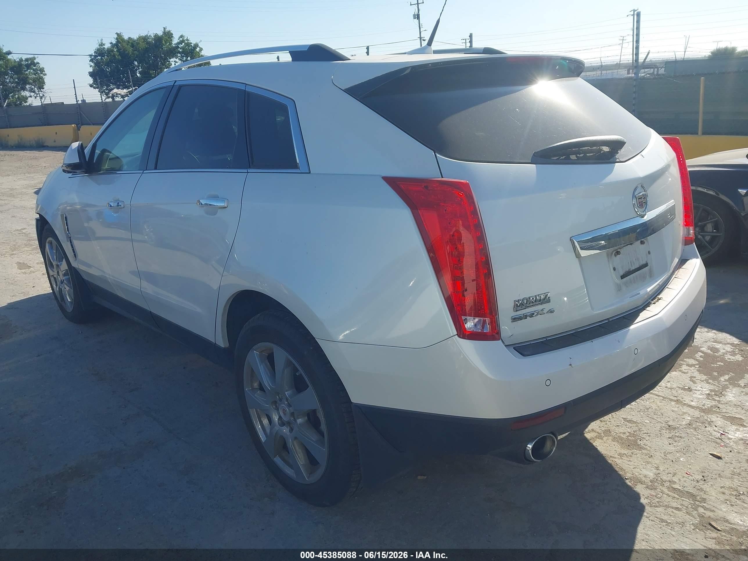 2010 Cadillac Srx Premium Collection White vin: 3GYFNFEY1AS536179