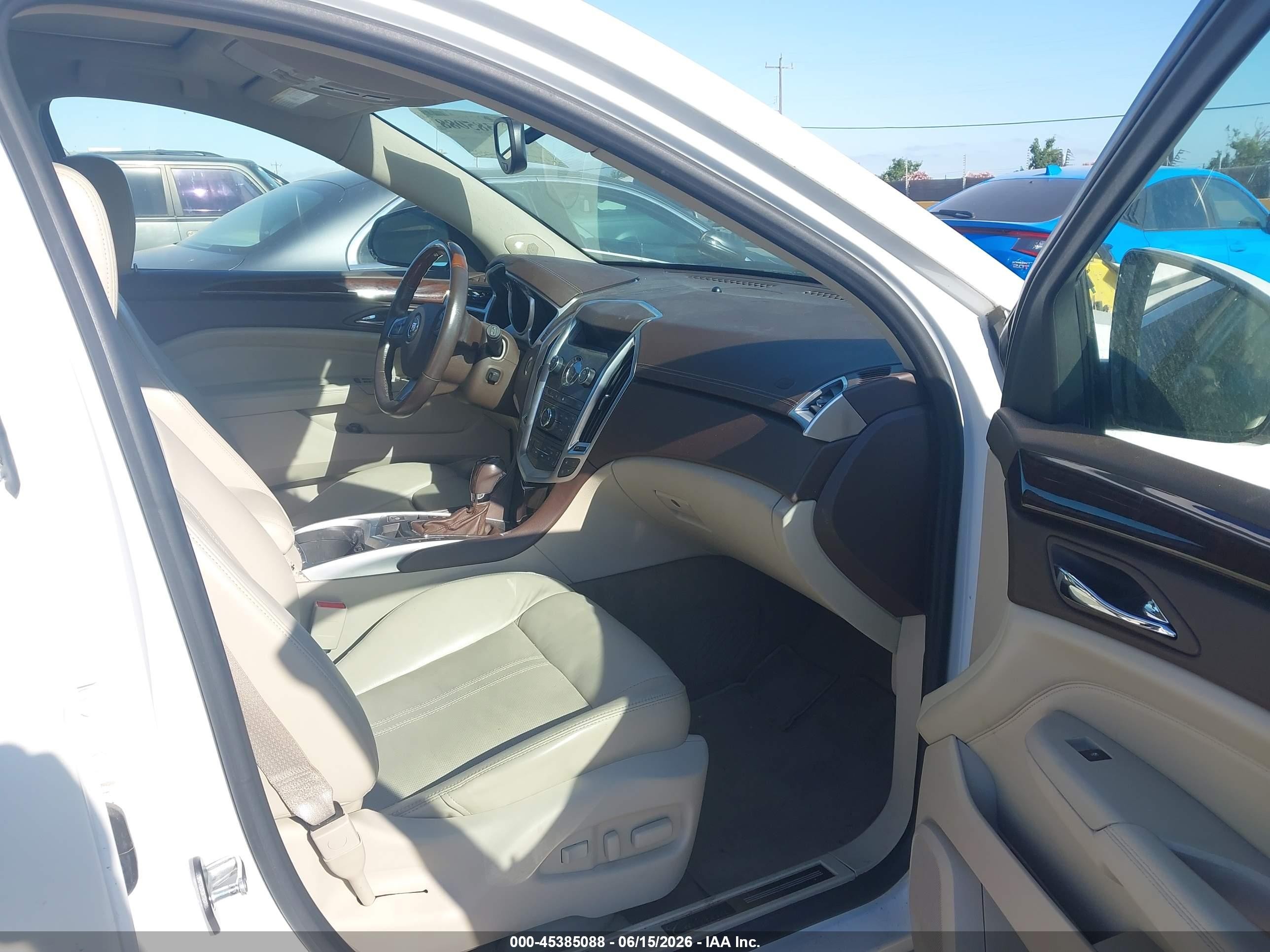 2010 Cadillac Srx Premium Collection White vin: 3GYFNFEY1AS536179
