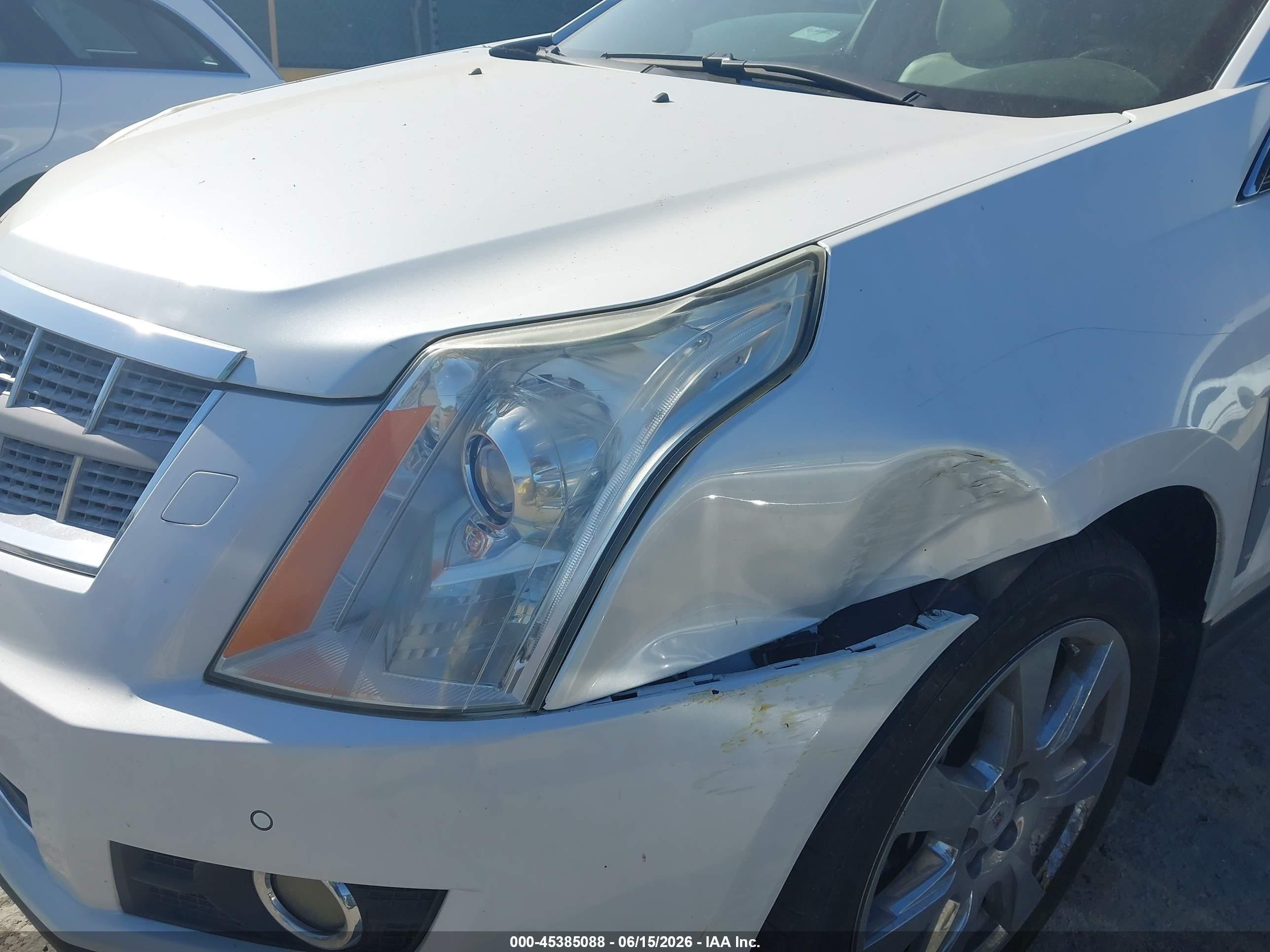 2010 Cadillac Srx Premium Collection White vin: 3GYFNFEY1AS536179