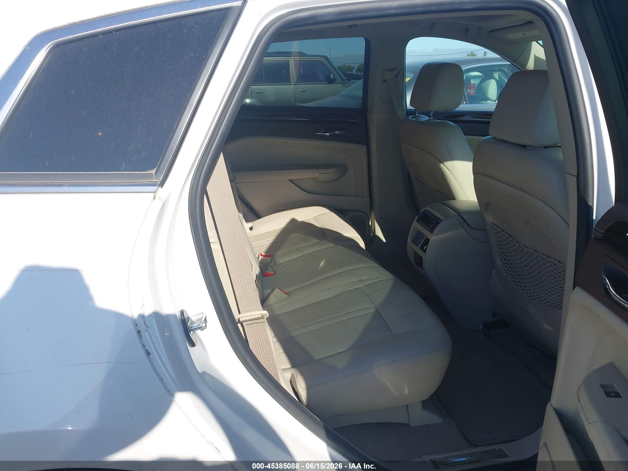 2010 Cadillac Srx Premium Collection White vin: 3GYFNFEY1AS536179