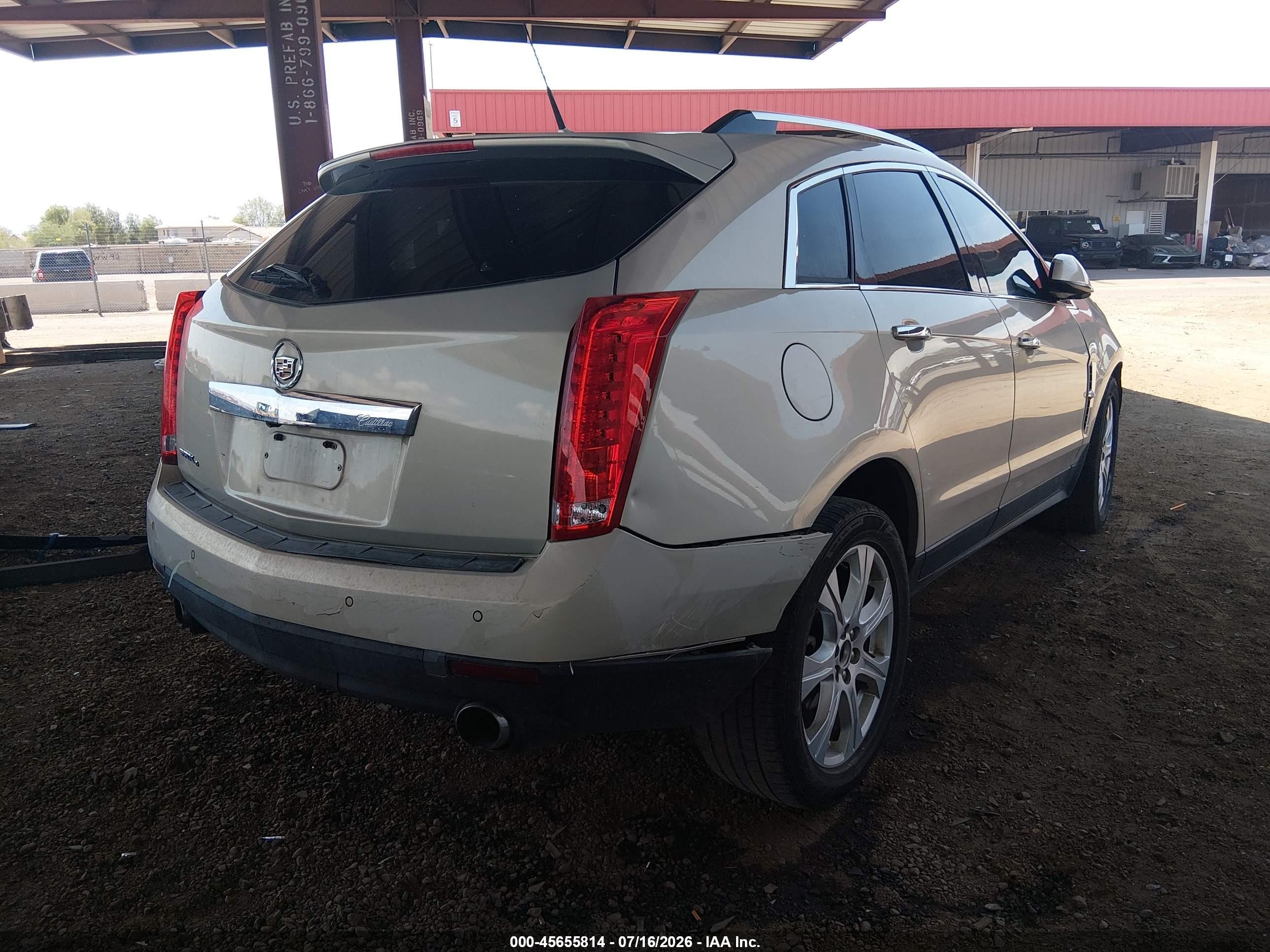 2011 Cadillac Srx Premium Collection Champagne vin: 3GYFNFEY2BS627446