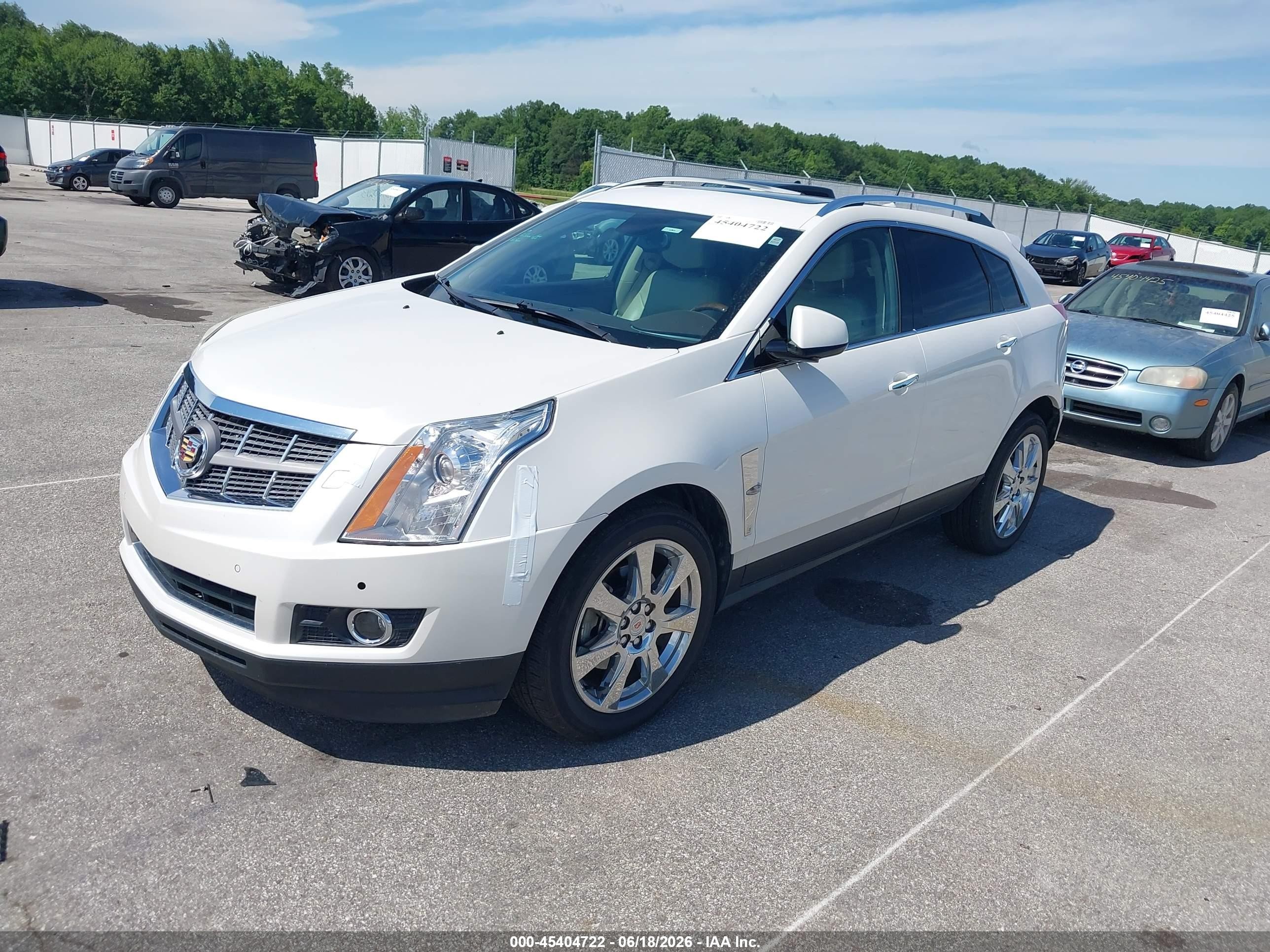 2011 Cadillac Srx Premium Collection White vin: 3GYFNFEY7BS572914