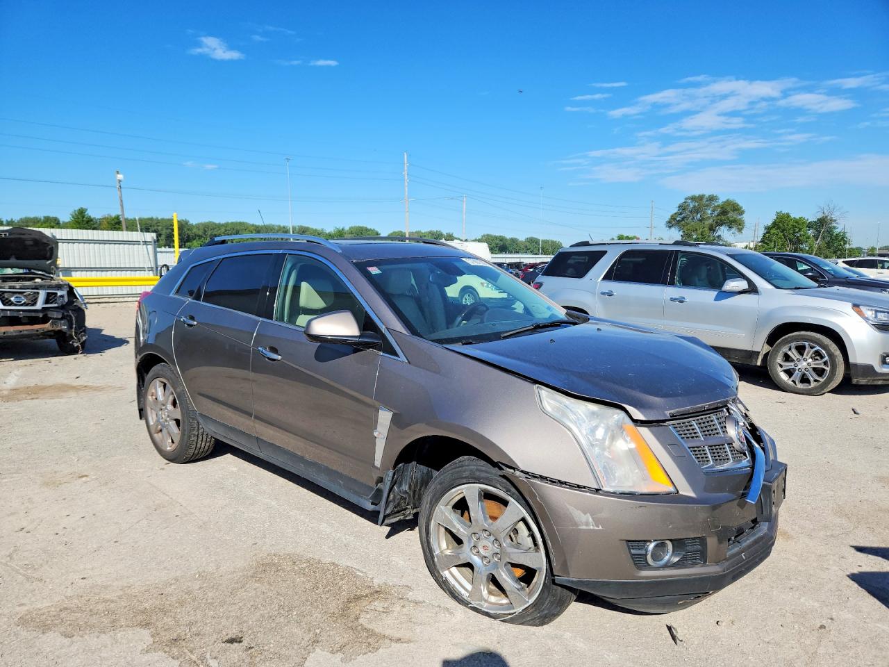 2011 Cadillac Srx Premium Collection Brown vin: 3GYFNFEY7BS631461