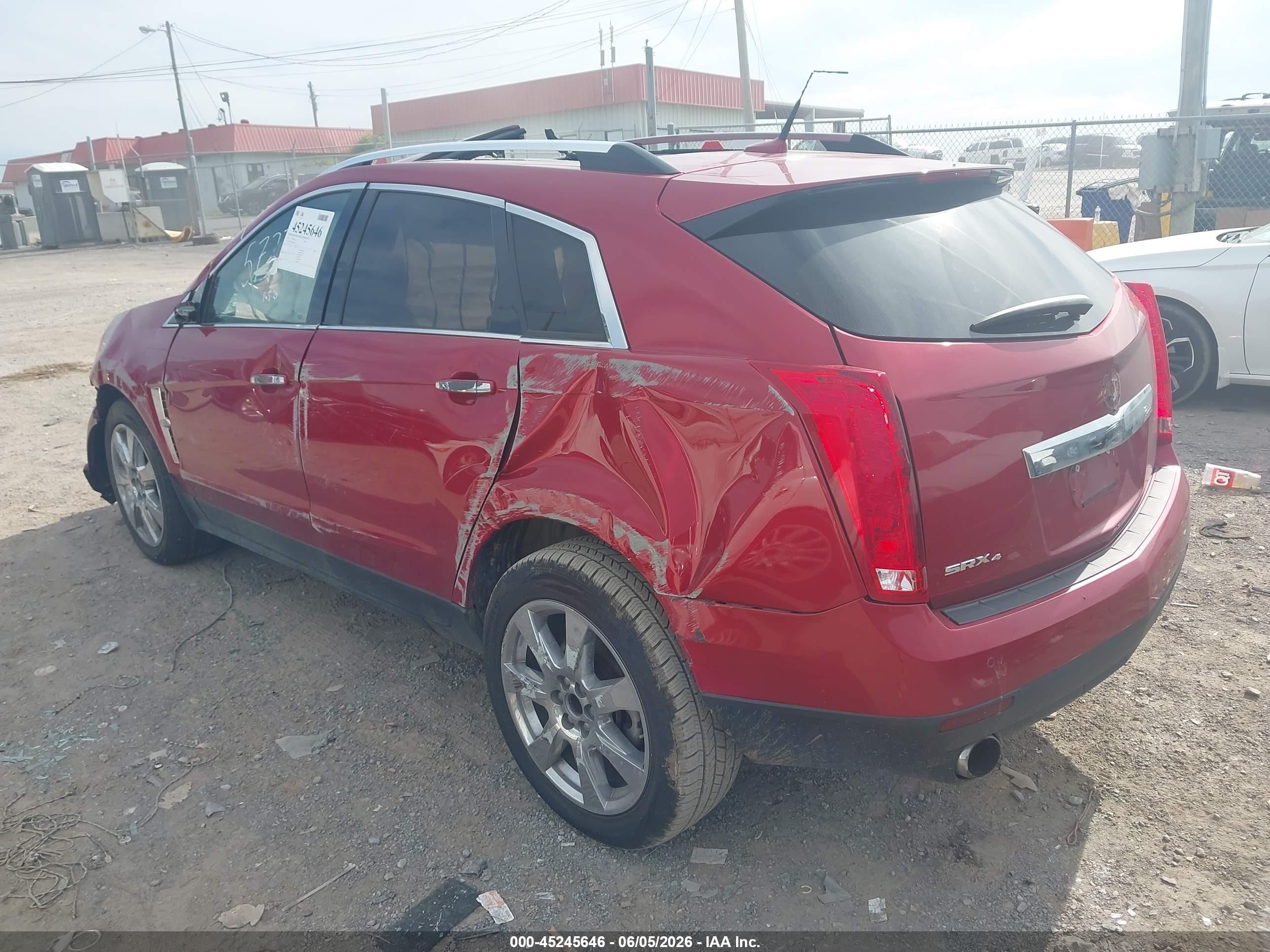 2010 Cadillac Srx Premium Collection Burgundy vin: 3GYFNFEY8AS505737