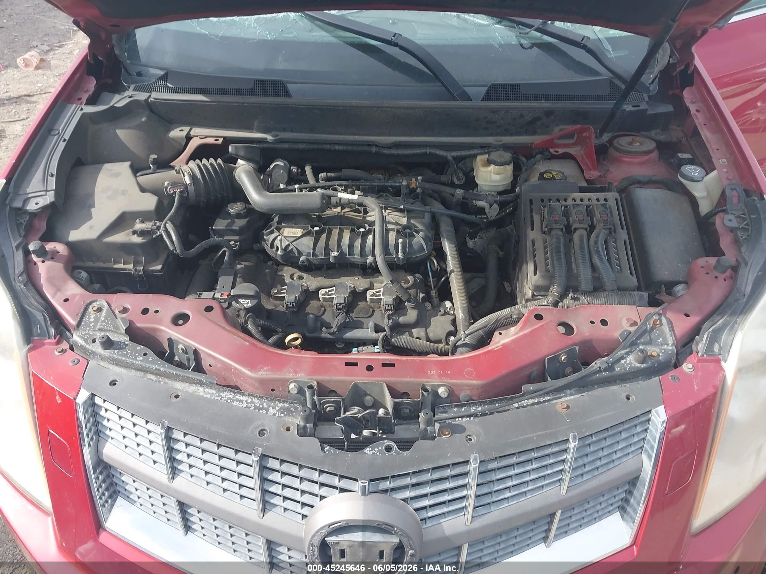 2010 Cadillac Srx Premium Collection Burgundy vin: 3GYFNFEY8AS505737