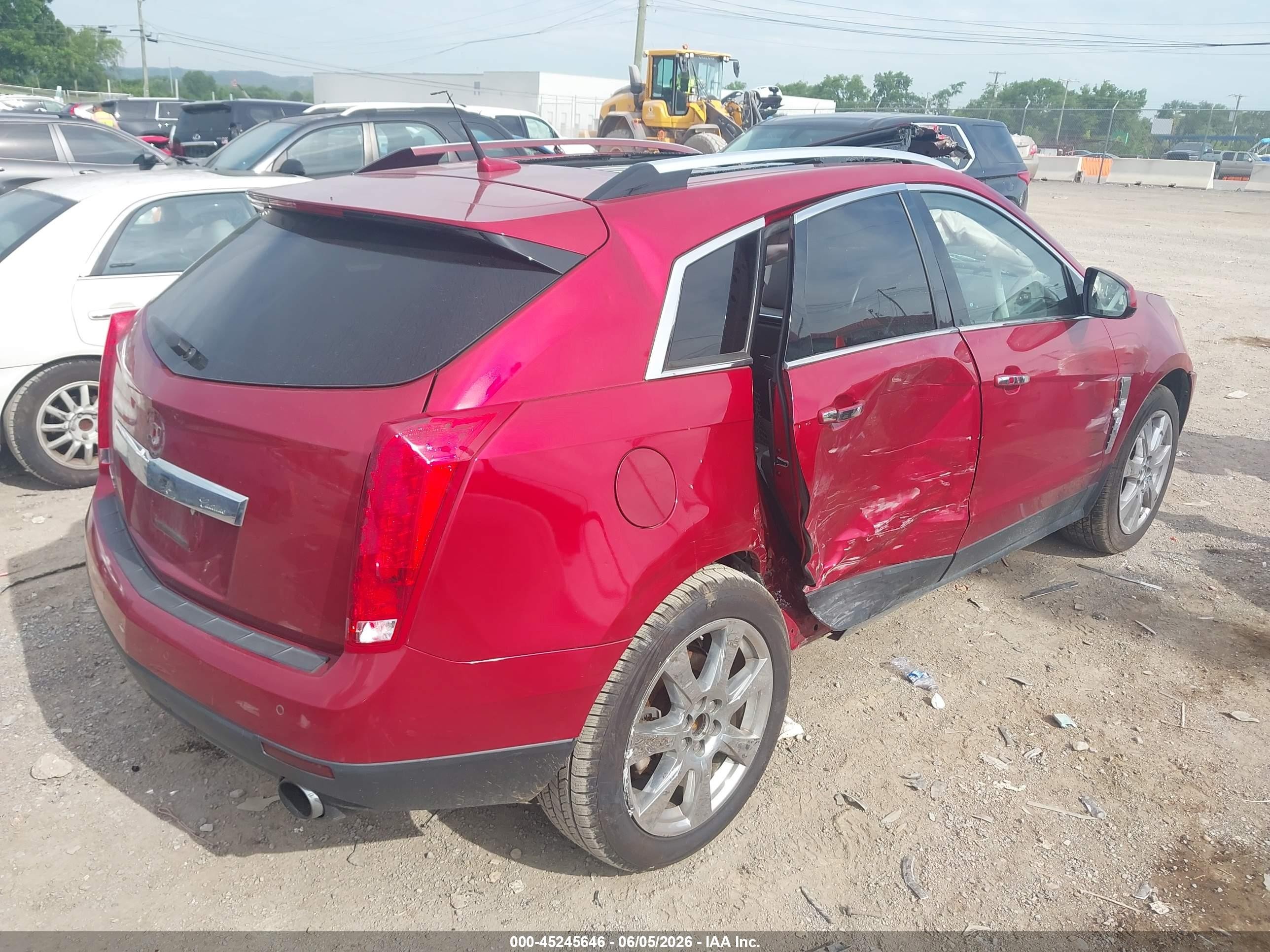 2010 Cadillac Srx Premium Collection Burgundy vin: 3GYFNFEY8AS505737