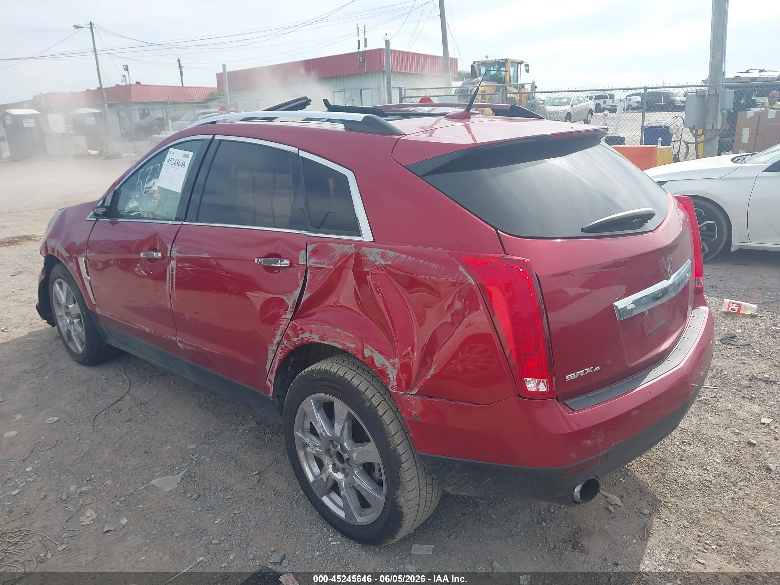 2010 Cadillac Srx Premium Collection Burgundy vin: 3GYFNFEY8AS505737