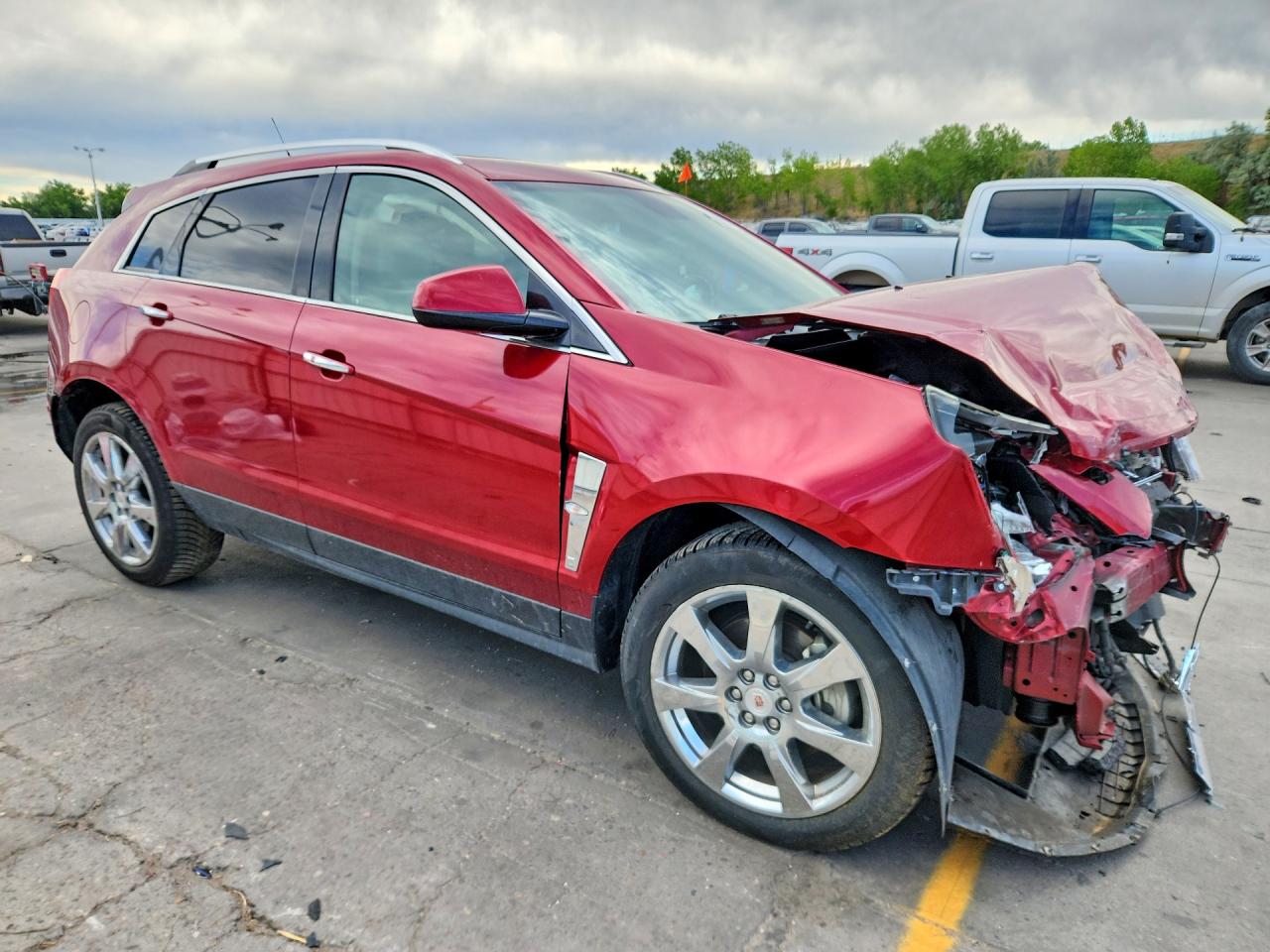 2011 Cadillac Srx Premium Collection Красный vin: 3GYFNFEYXBS561485