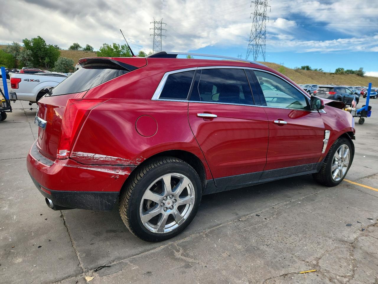 2011 Cadillac Srx Premium Collection Красный vin: 3GYFNFEYXBS561485