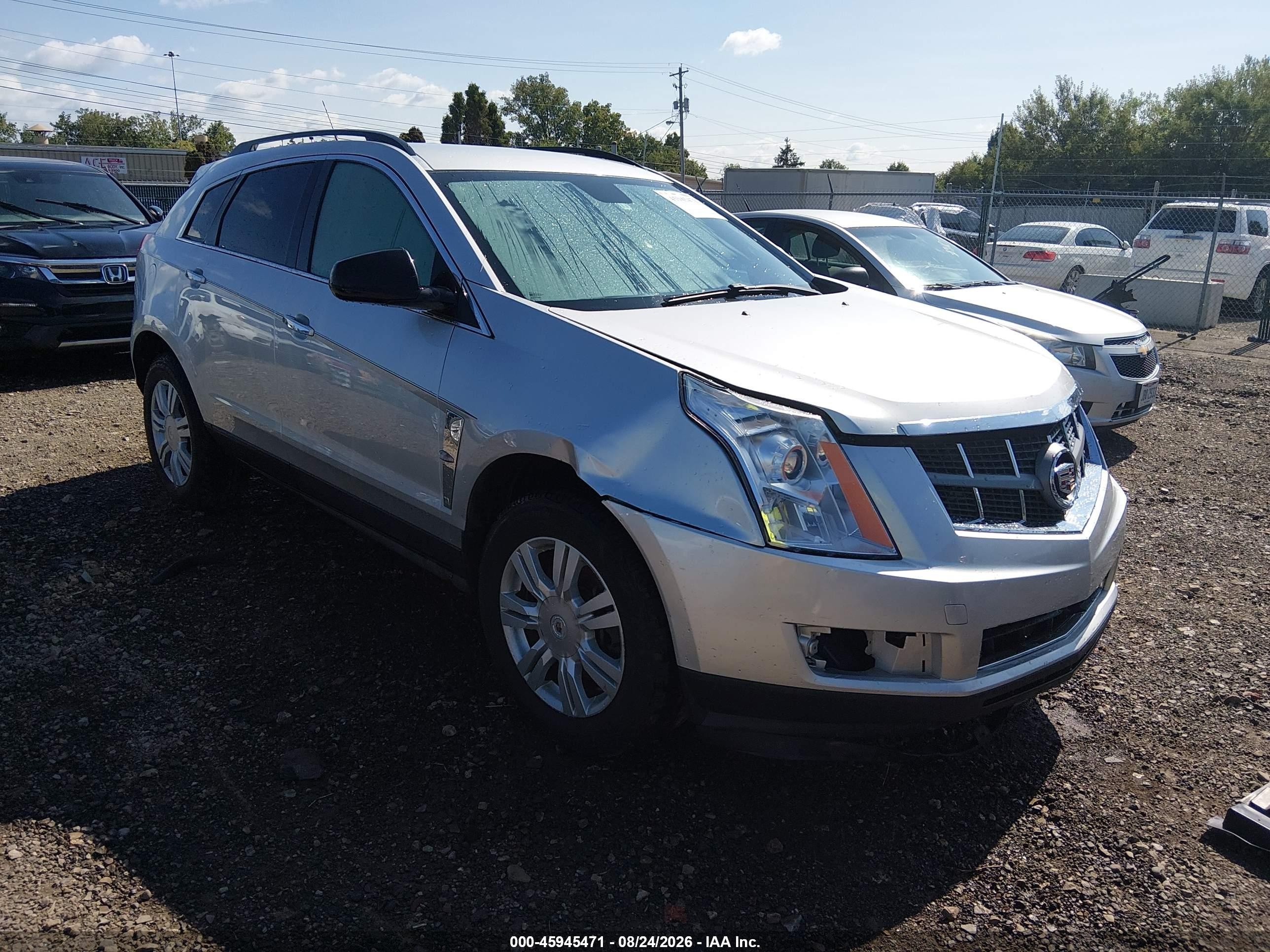 2012 Cadillac Srx Standard Silver vin: 3GYFNGE30CS527552