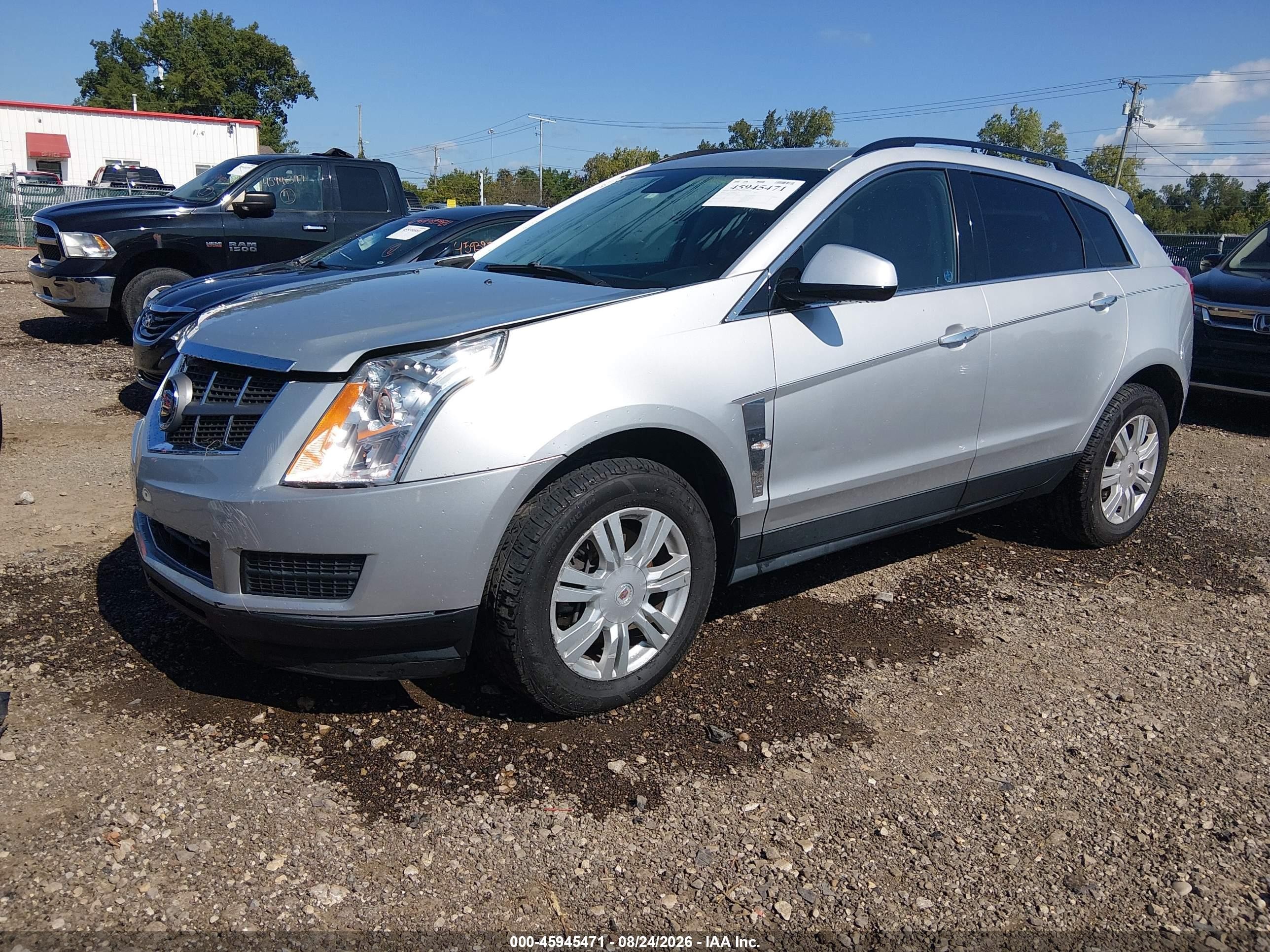 2012 Cadillac Srx Standard Silver vin: 3GYFNGE30CS527552