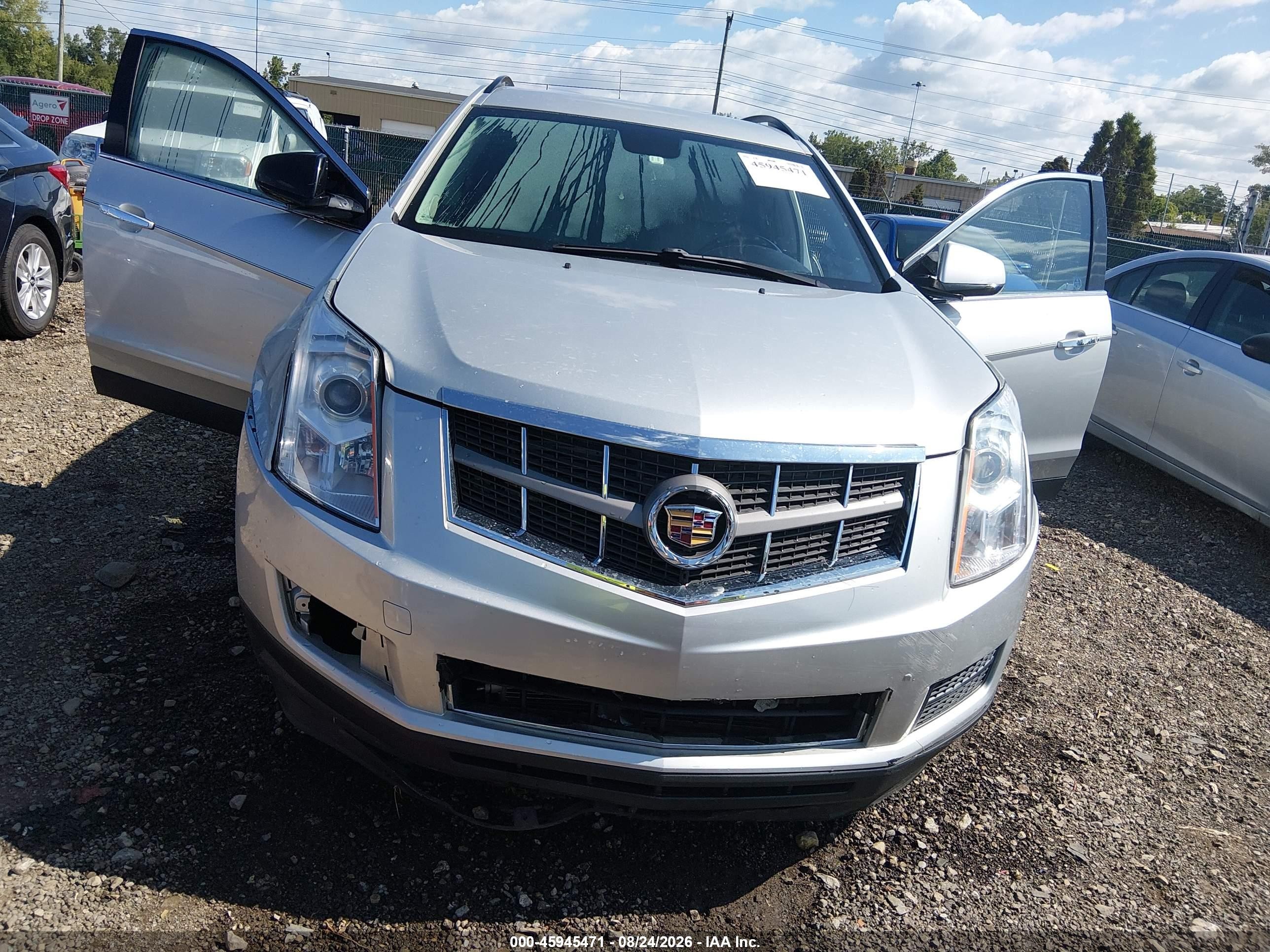 2012 Cadillac Srx Standard Silver vin: 3GYFNGE30CS527552