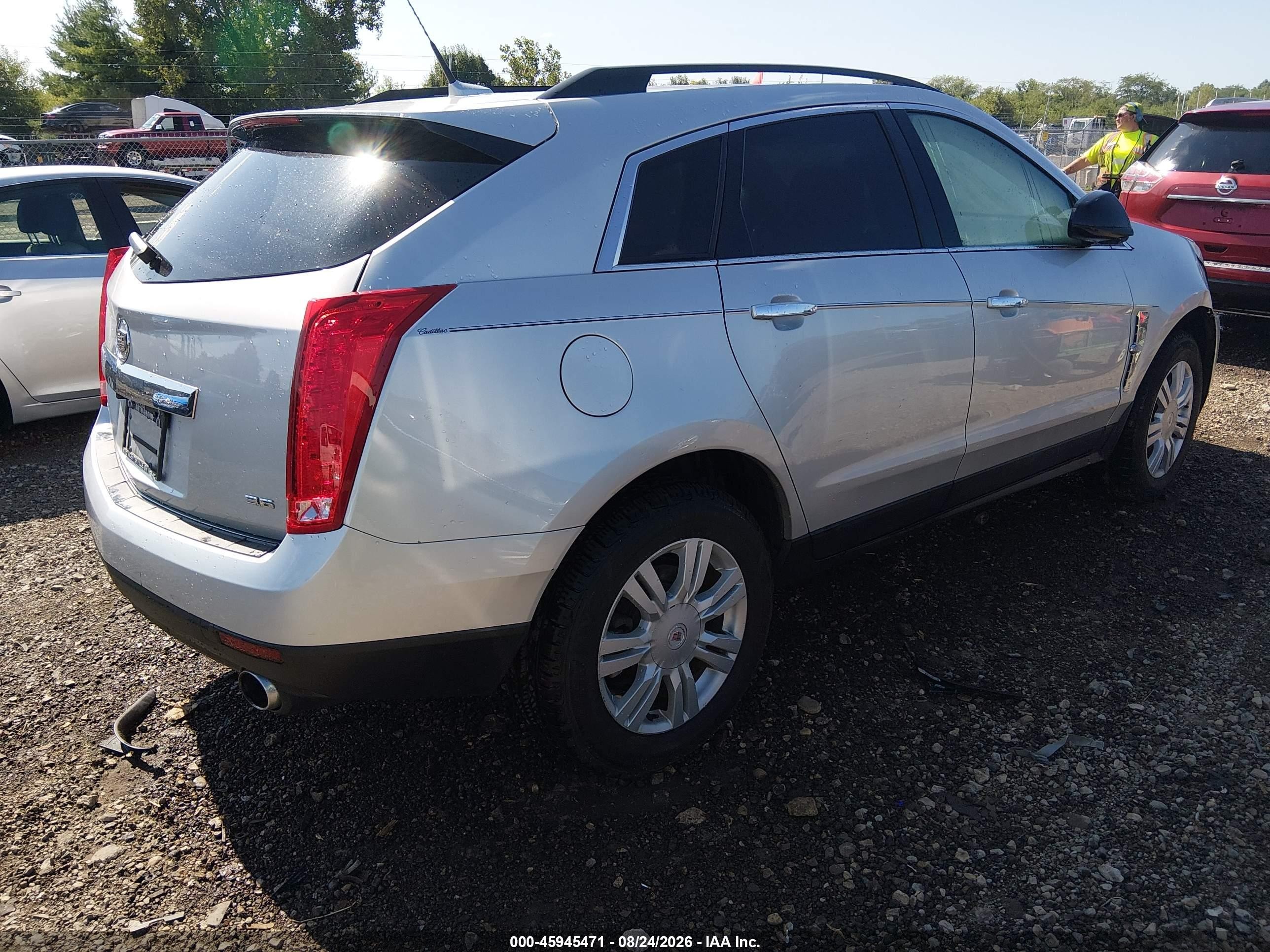 2012 Cadillac Srx Standard Silver vin: 3GYFNGE30CS527552