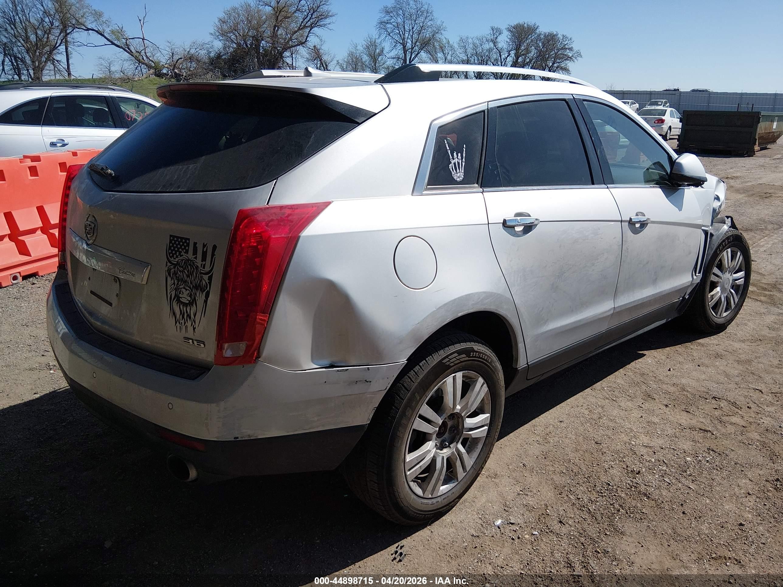 2013 Cadillac Srx Luxury Collection Silver vin: 3GYFNGE30DS541338