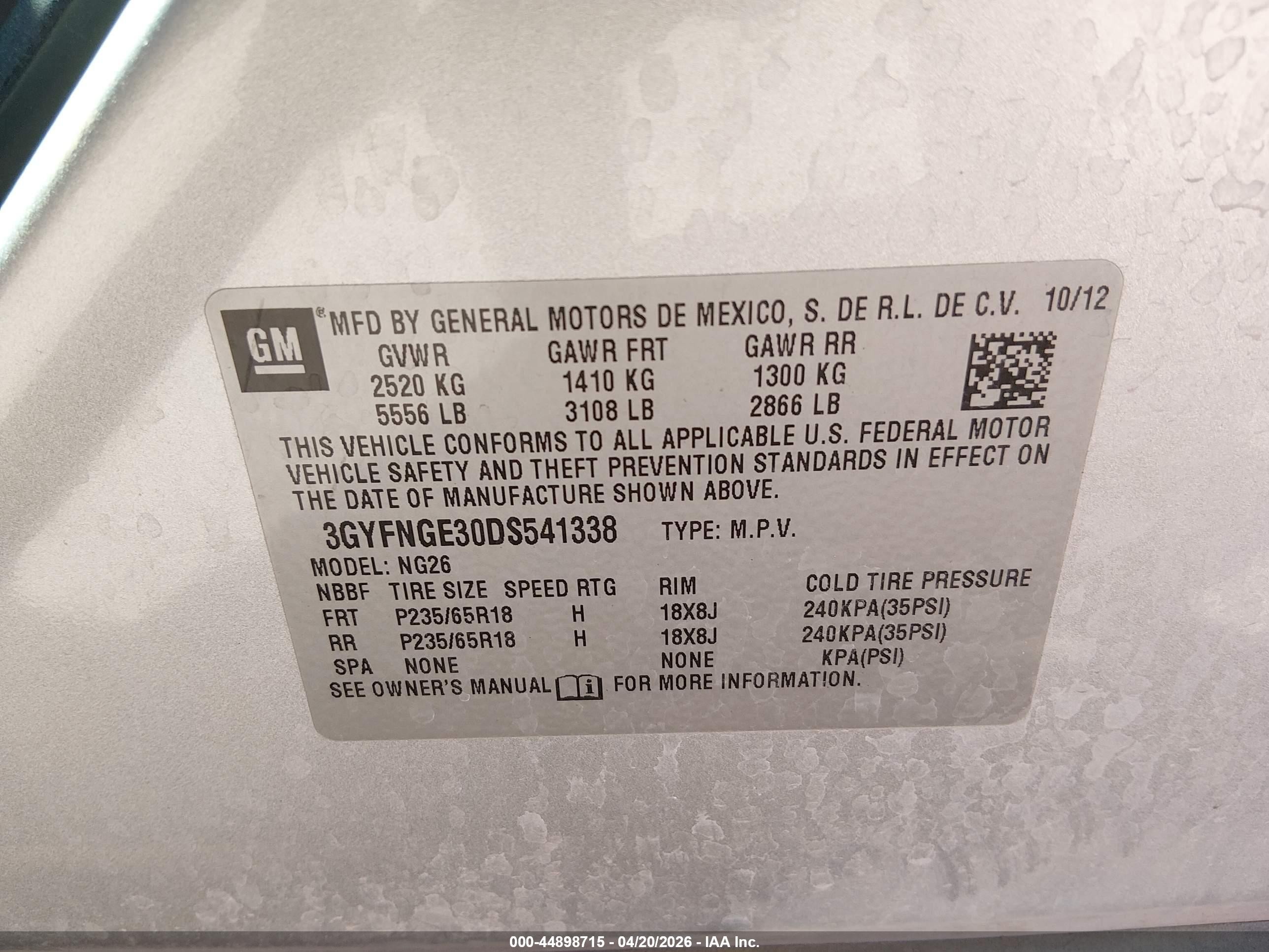 2013 Cadillac Srx Luxury Collection Silver vin: 3GYFNGE30DS541338