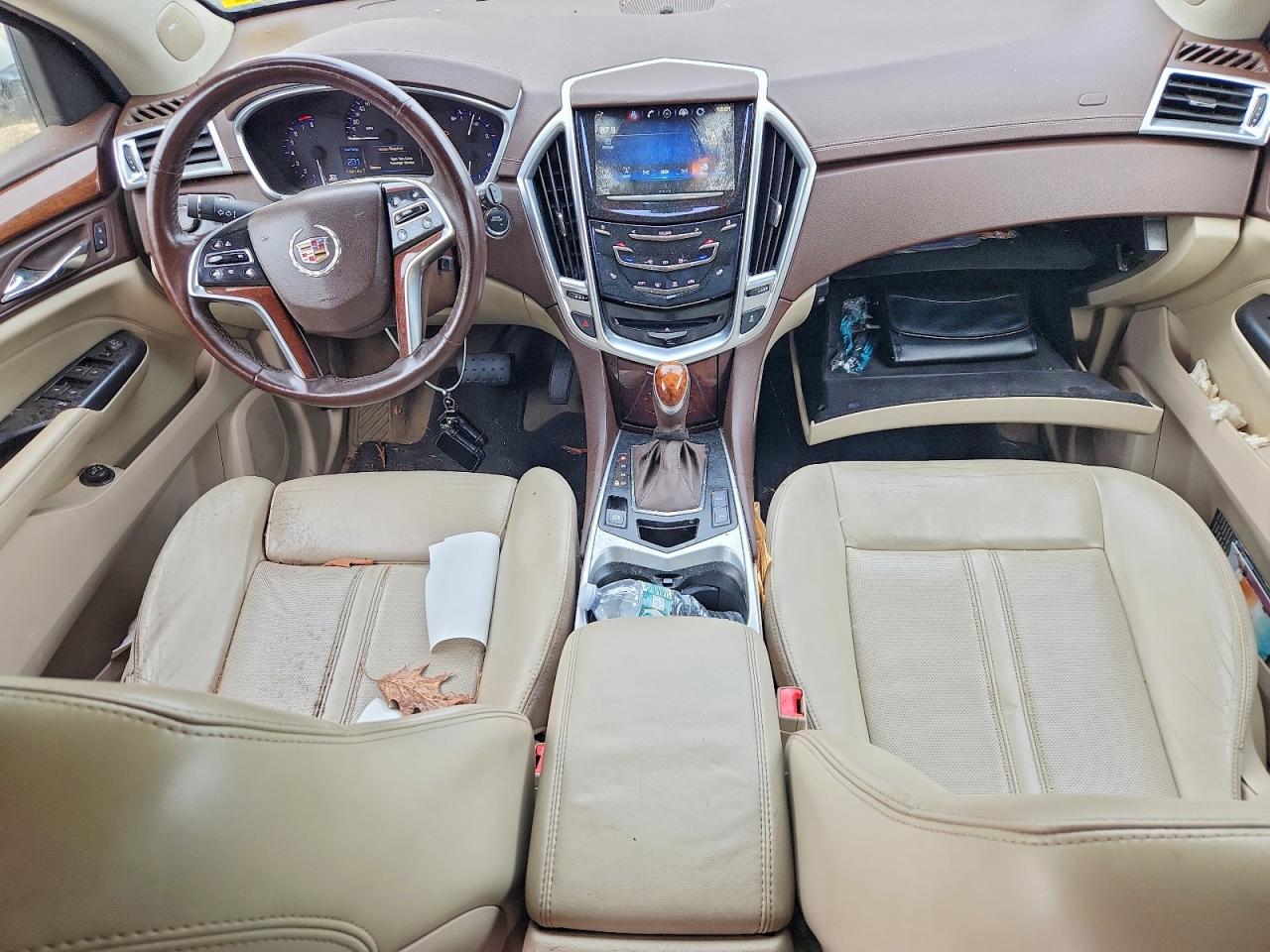 2013 Cadillac Srx White vin: 3GYFNGE30DS569933