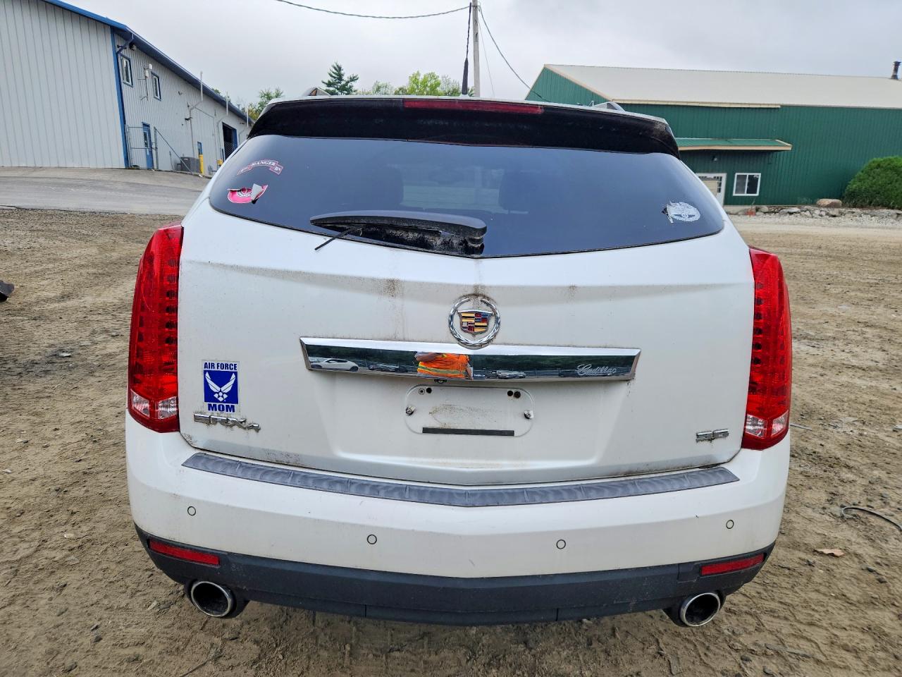 2013 Cadillac Srx White vin: 3GYFNGE30DS569933
